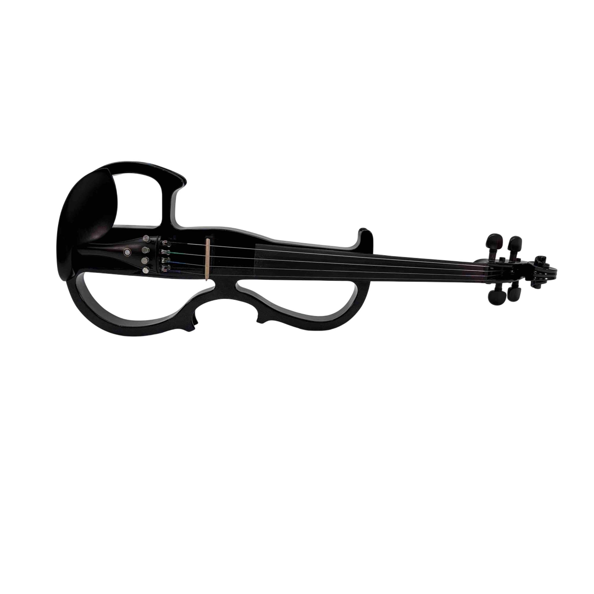 Cecilio HVPV-30 4/4 Solid Maple Wood Body Black Electric Violin - 6433