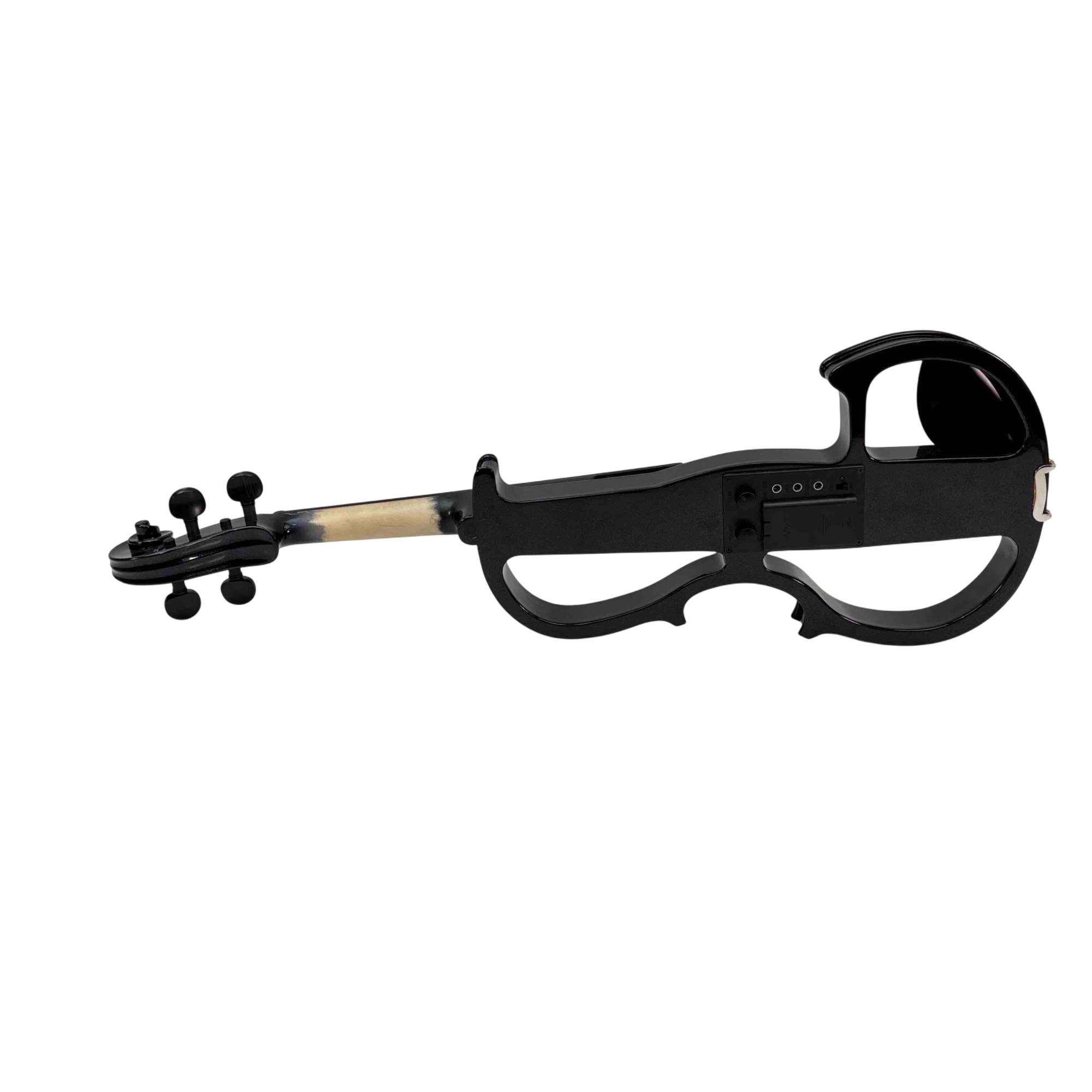 Cecilio HVPV-30 4/4 Solid Maple Wood Body Black Electric Violin - 6433