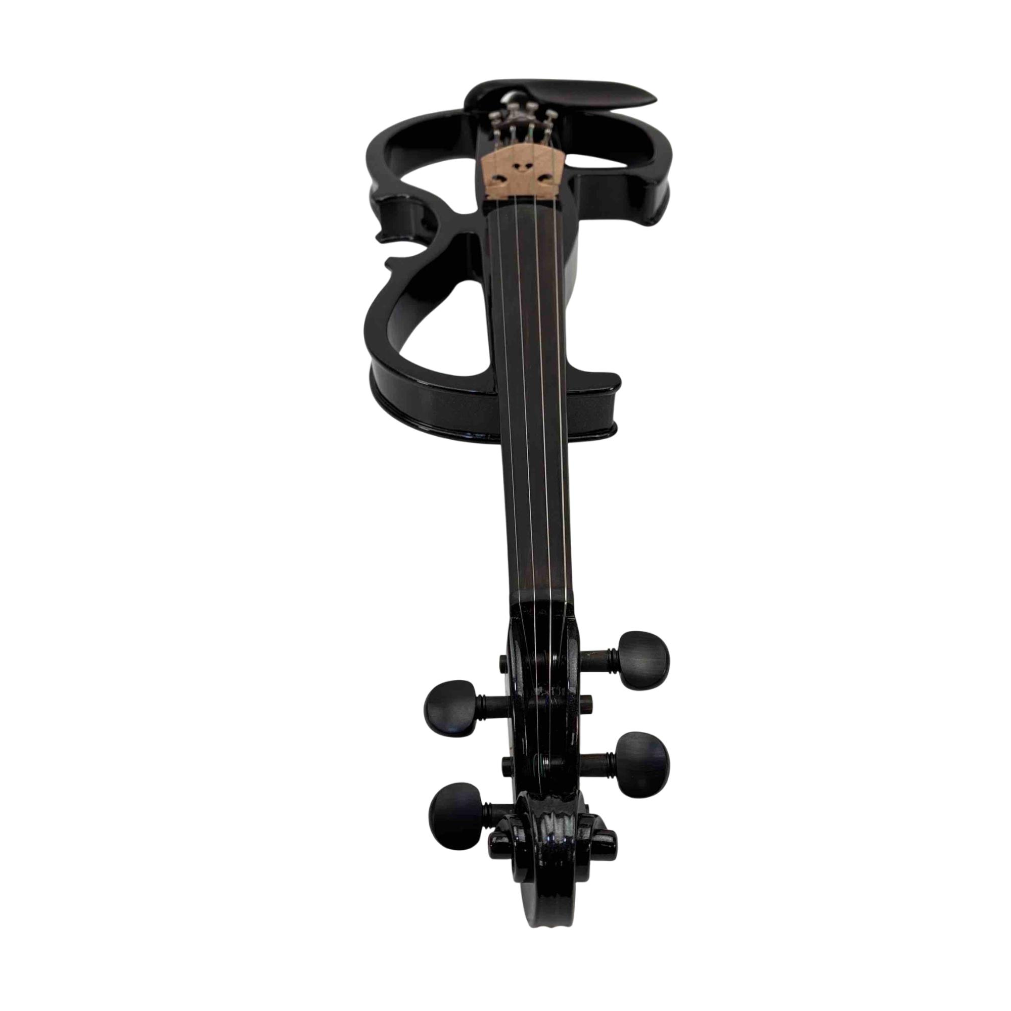 Cecilio HVPV-30 4/4 Solid Maple Wood Body Black Electric Violin - 6433