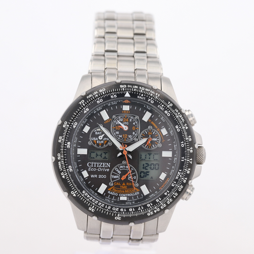 Citizen Promaster Skyhawk A-T Brown Dial Perpetual Alarm  display picture 3