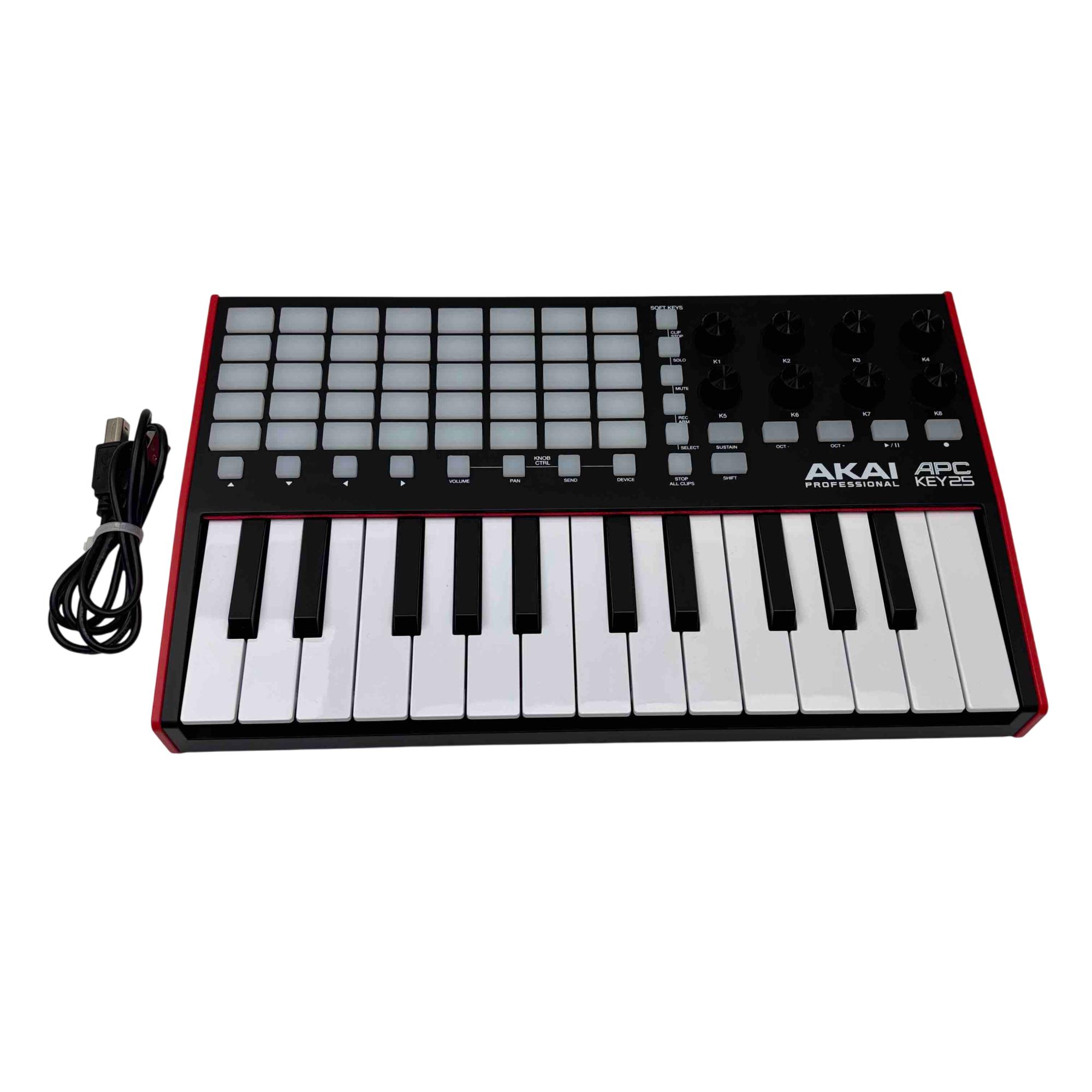 【美品】AKAI MPK25 PROFESSIONAL ableton live MIDI Controller with MPC Pads MPK25 | Akai Pro