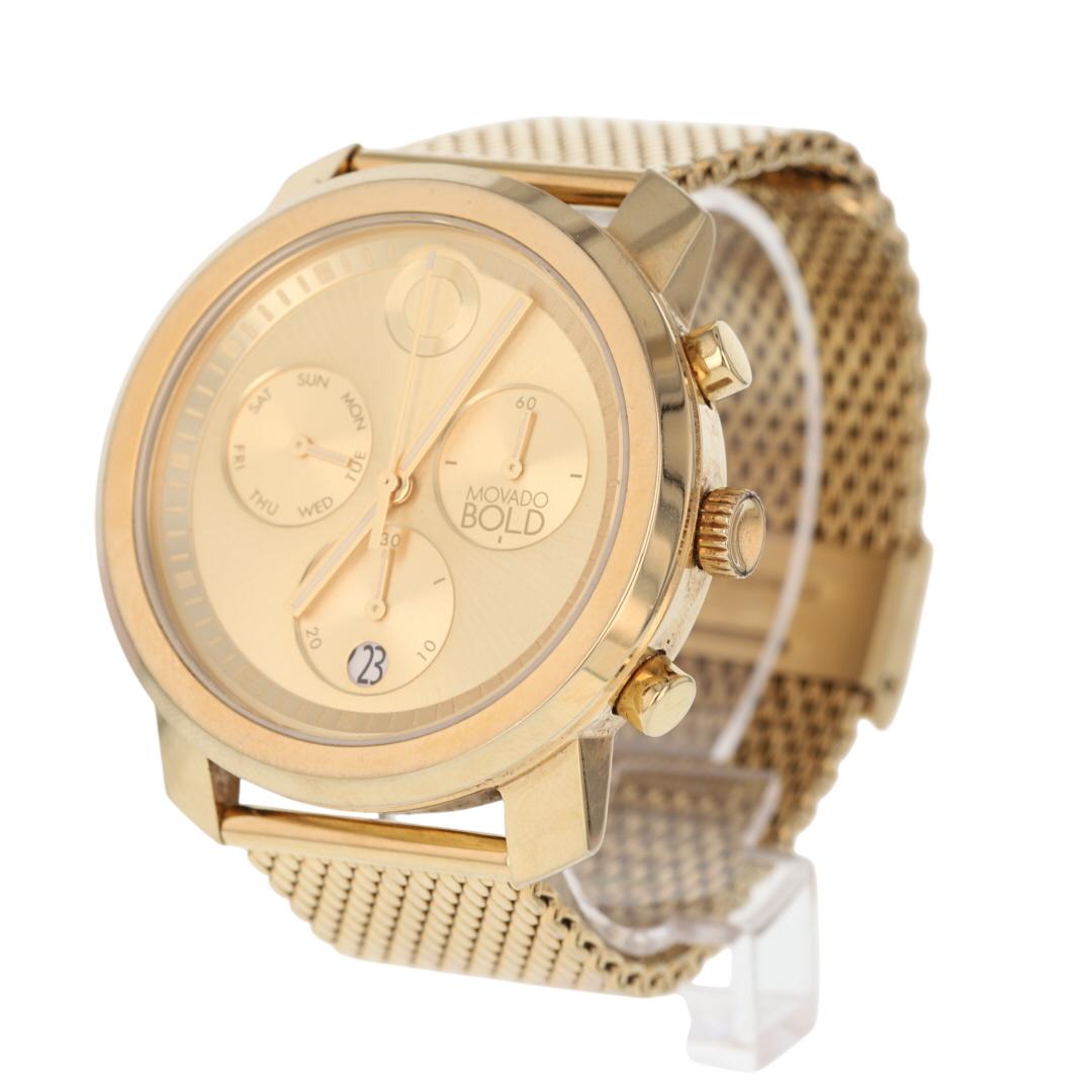 新品 MOVADO BOLD ゴールド メッシュベルト 腕時計 3600833 Amazon.com: Movado Bold Access Men's Watch, Gold-Tone Mesh