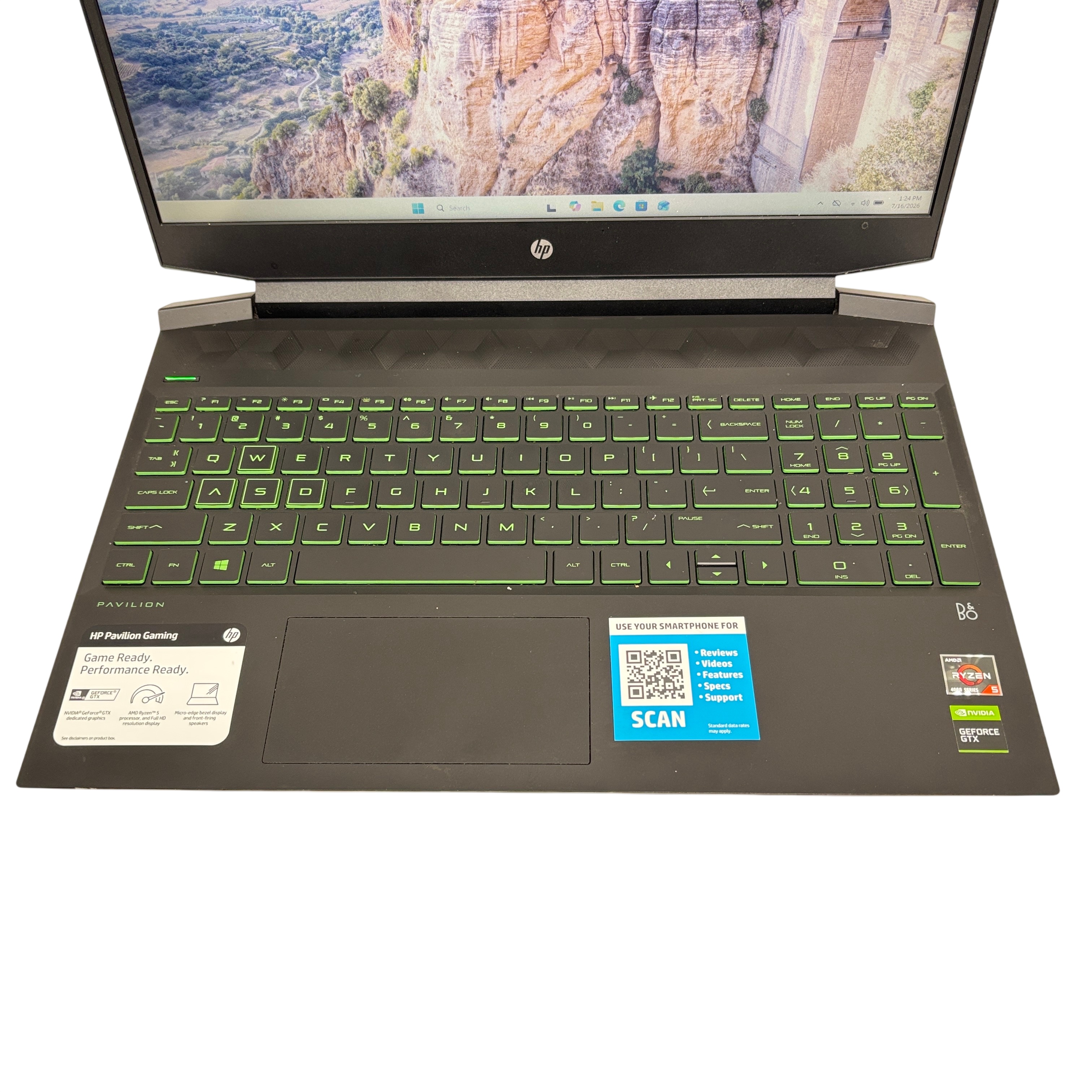HP Pavilion 15-EC0013DX AMD Ryzen 5 4600H 3GHz GTX 1650 16GB RAM