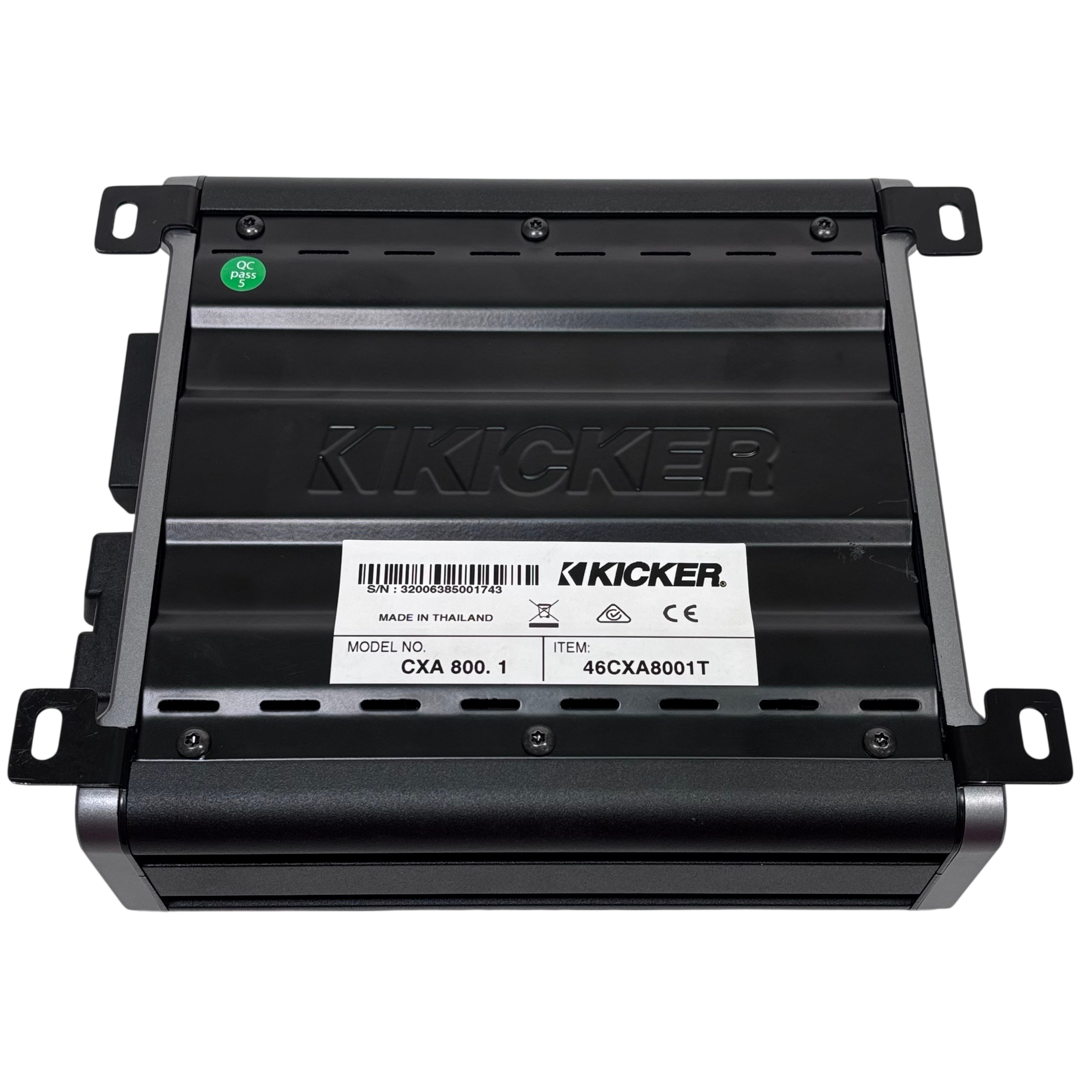 Kicker CXA800.1 Mono 800W High Performance Car Audio Amplifier 6dB