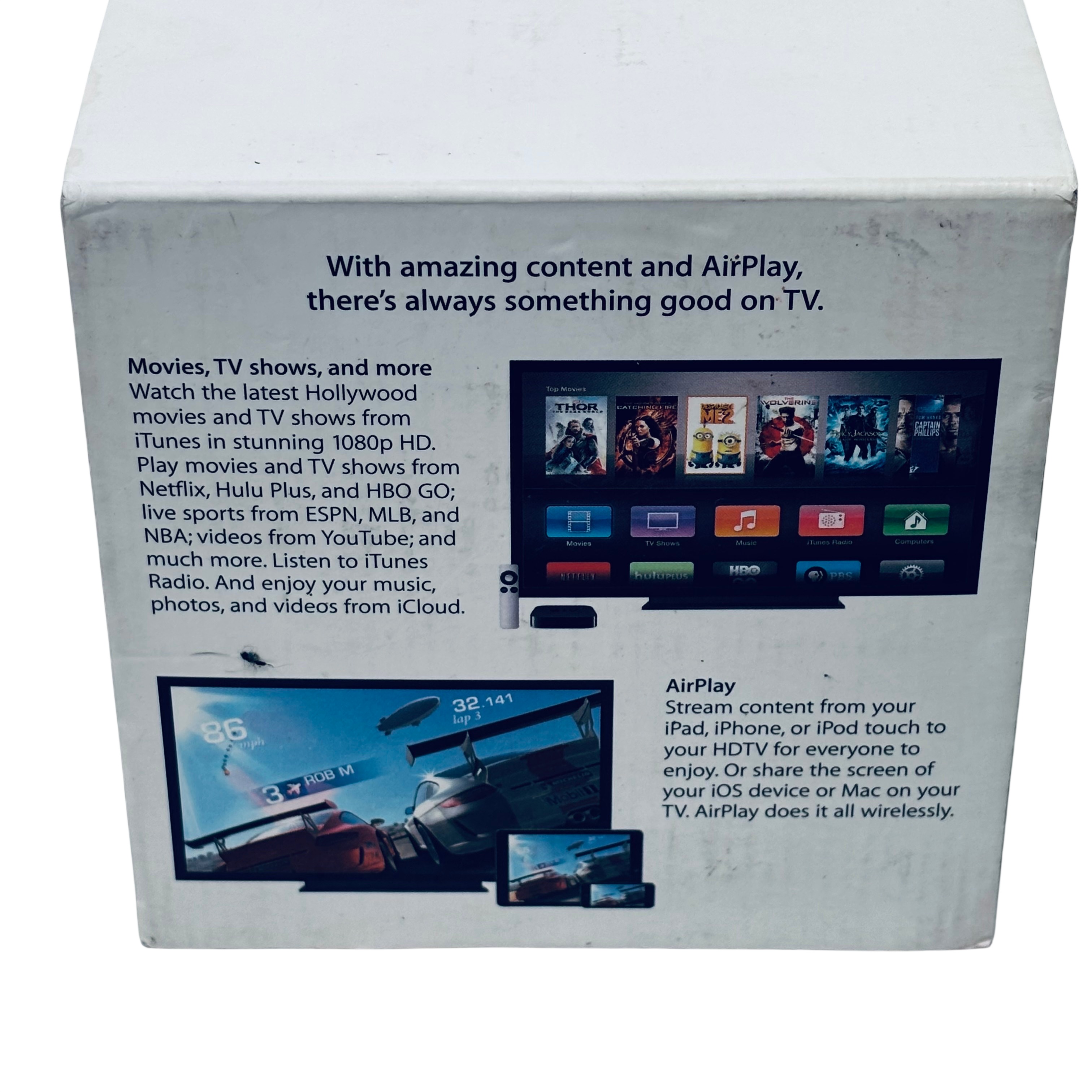 Apple TV MD199LL/A A1469 1080p HD Streaming Media Player 4K