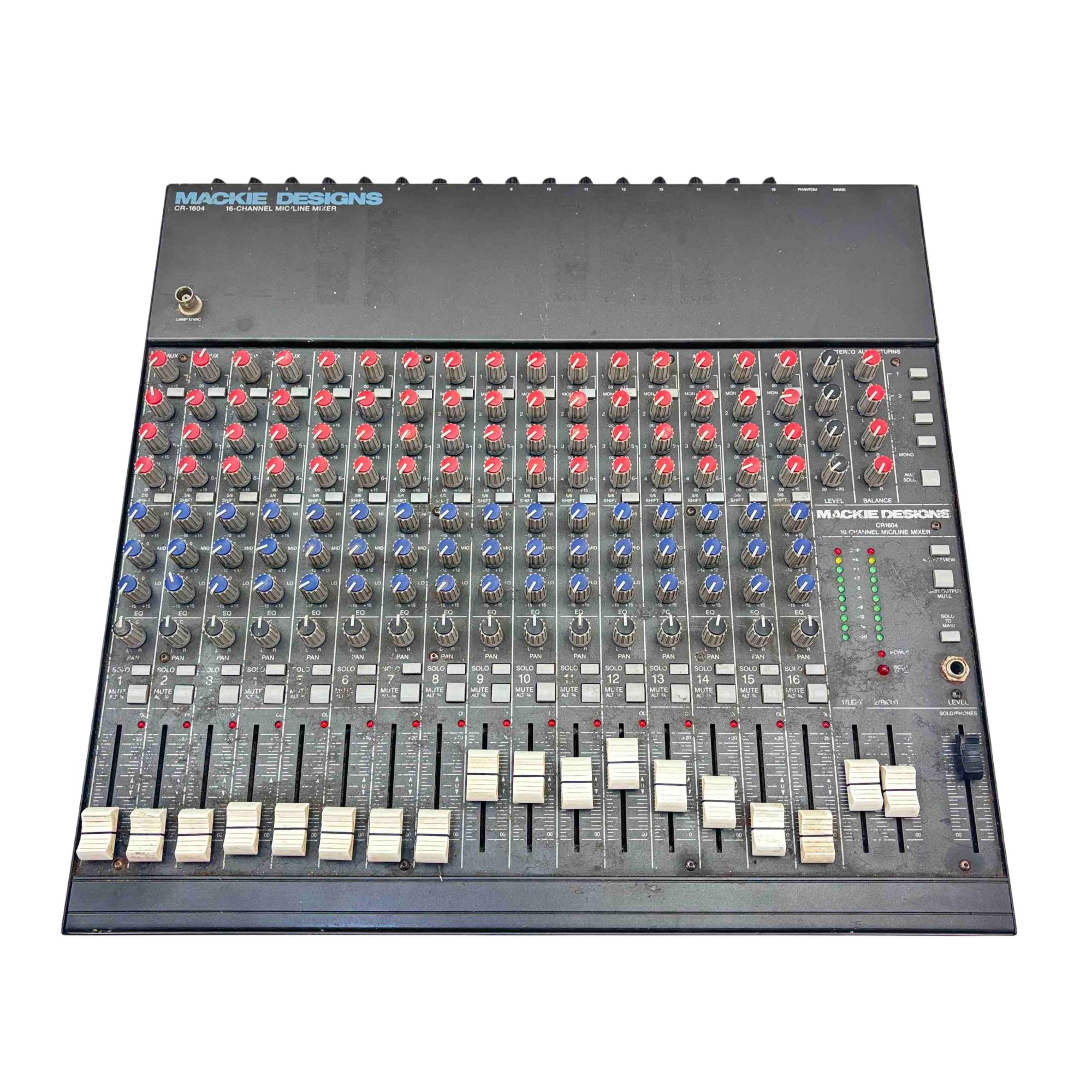 Mackie ミキサー CR1604 Used Mackie CR1604 Unpowered Mixer | Guitar Center