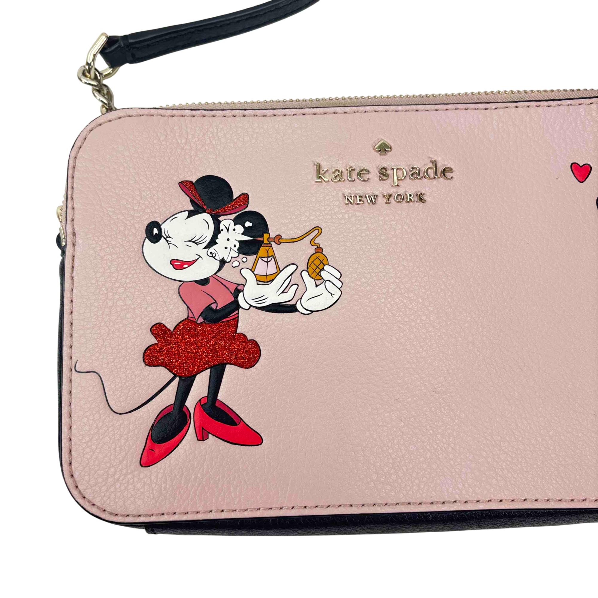 Kate Spade New York Disney Minnie Mouse Pink Double Zip Kate Spade New York Disney Minnie Mouse Pink Double Zip