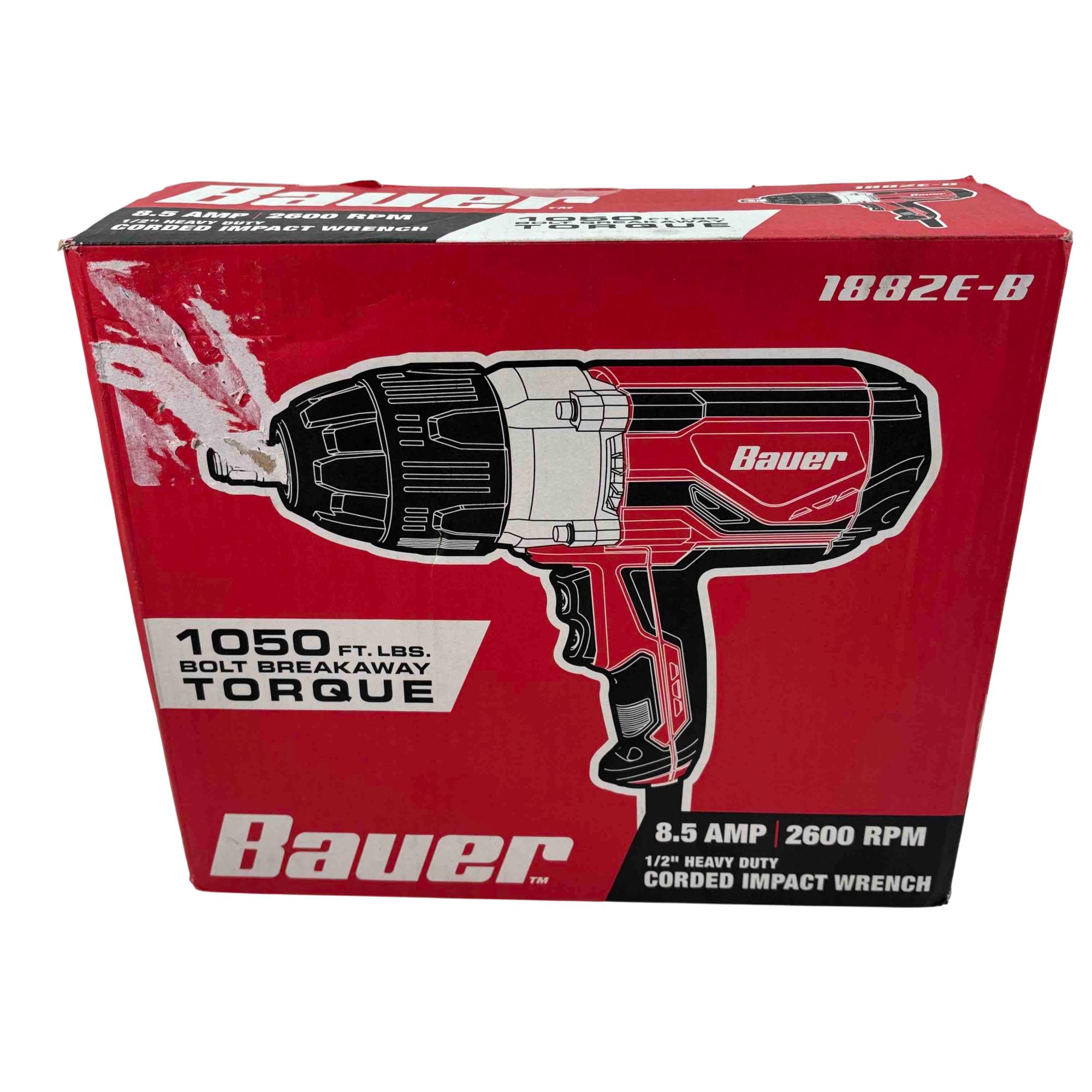 Bauer Extreme Torque Impact Wrench Corded Impact Driver Bauer
