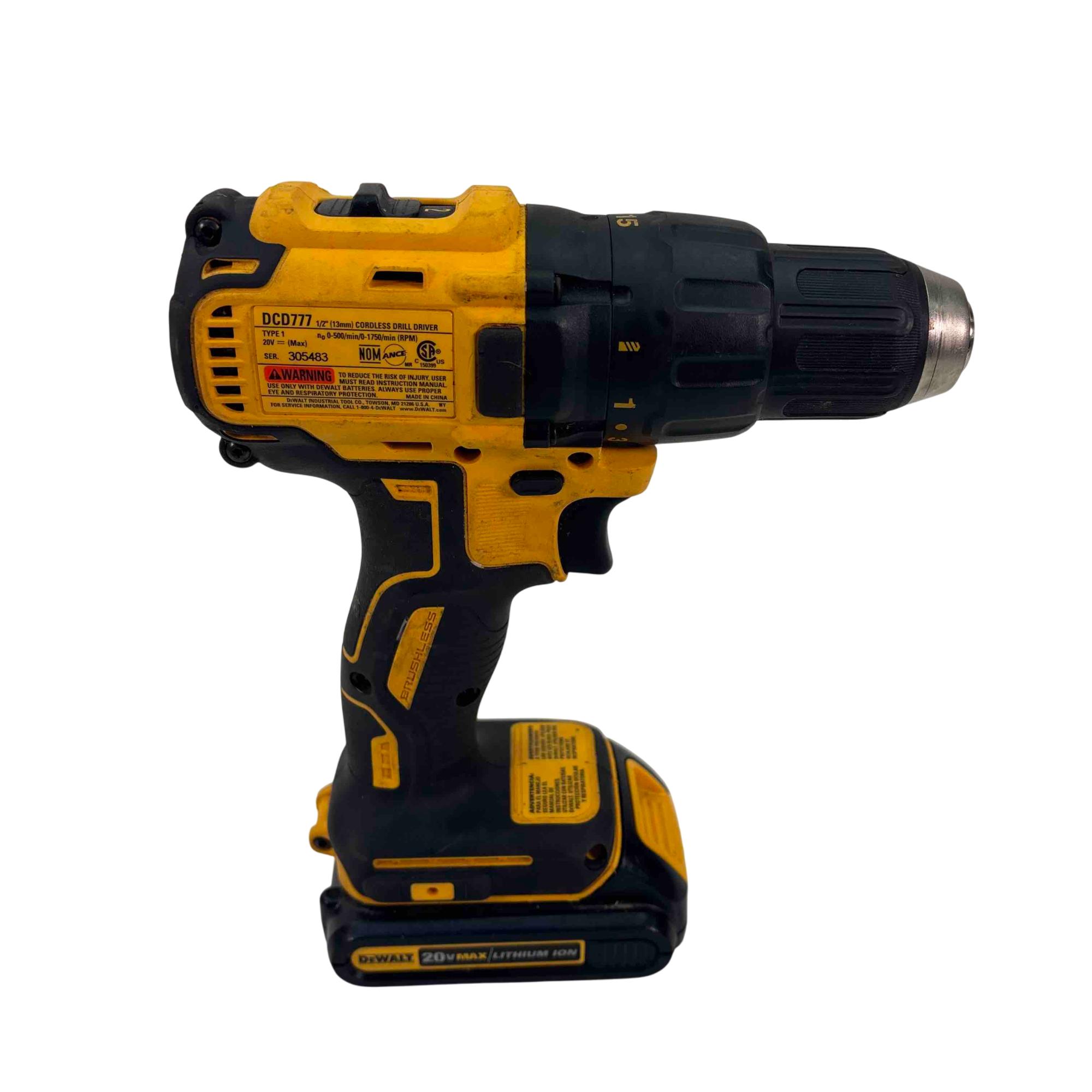 DeWalt DCD777 20V MAX 1/2