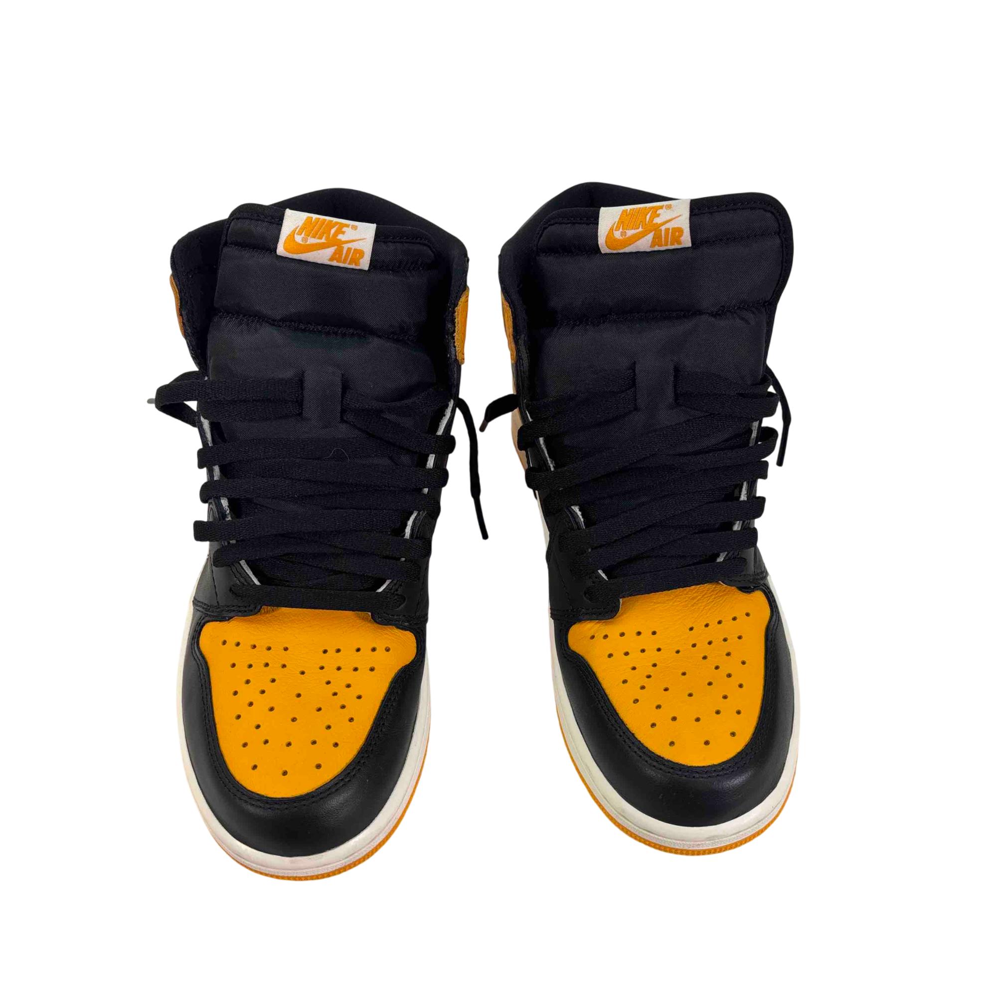 Nike Air Jordan 1 Retro High OG Taxi Yellow Toe 555088-711 Size 9.5