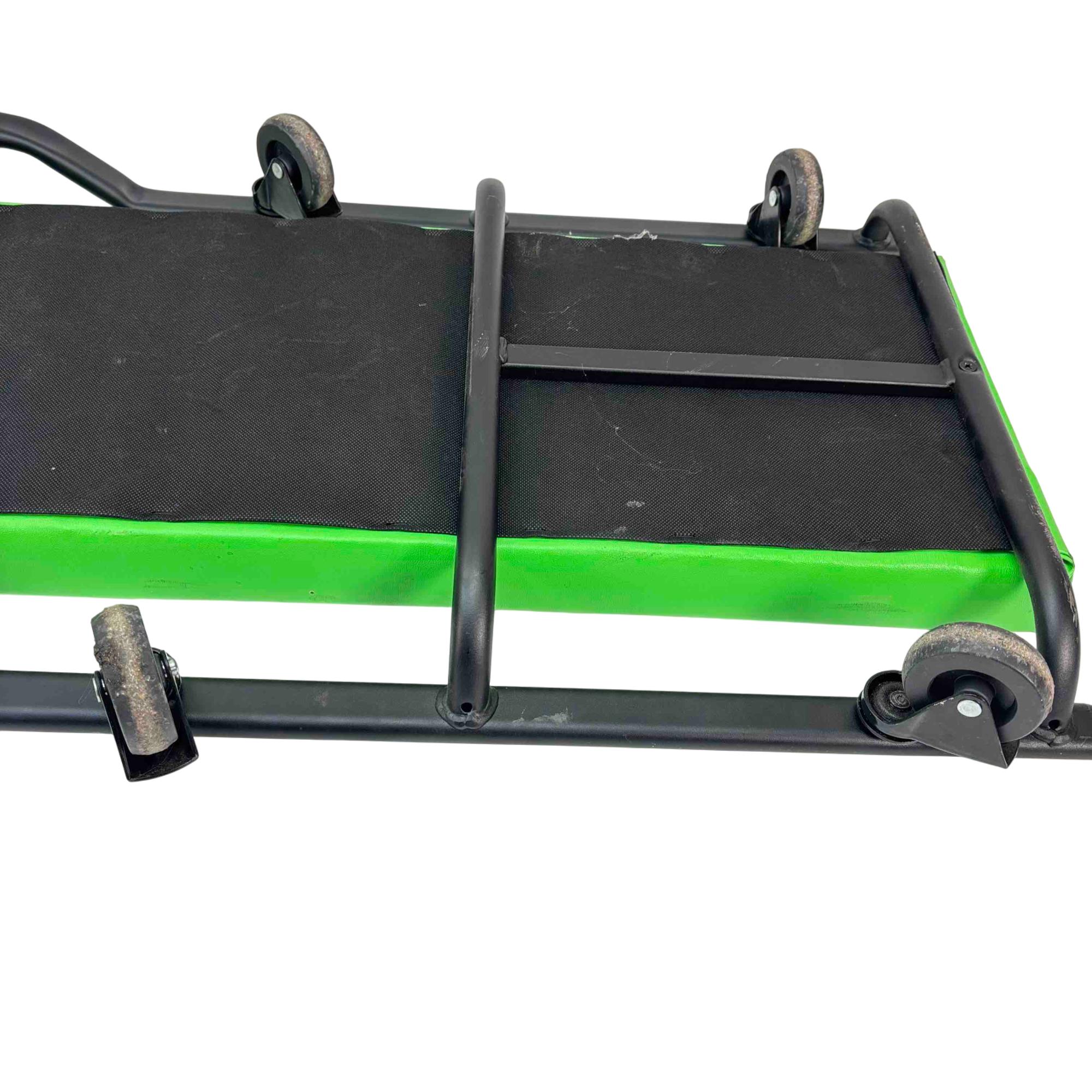 Daytona 58865 Premium Adjustable Headrest Creeper Green 350 lb