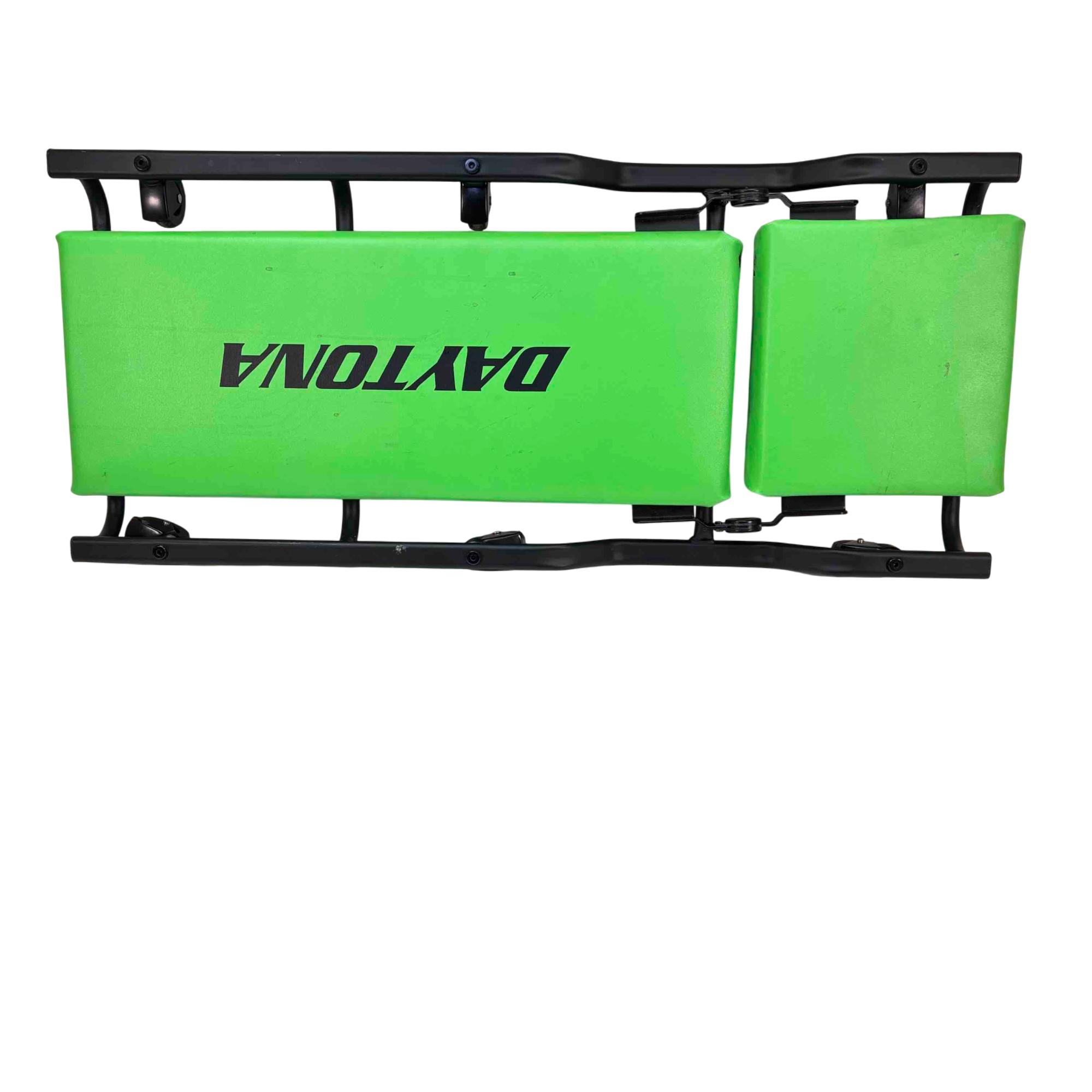 Daytona 58865 Premium Adjustable Headrest Creeper Green 350 lb