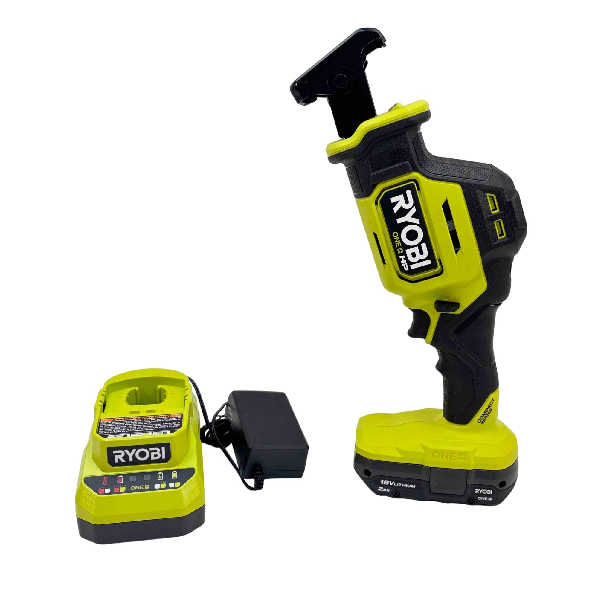 Ryobi PSBRS02 ONE+ HP 18V Lithium Cordless Compact Reciprocating Saw - 9818
