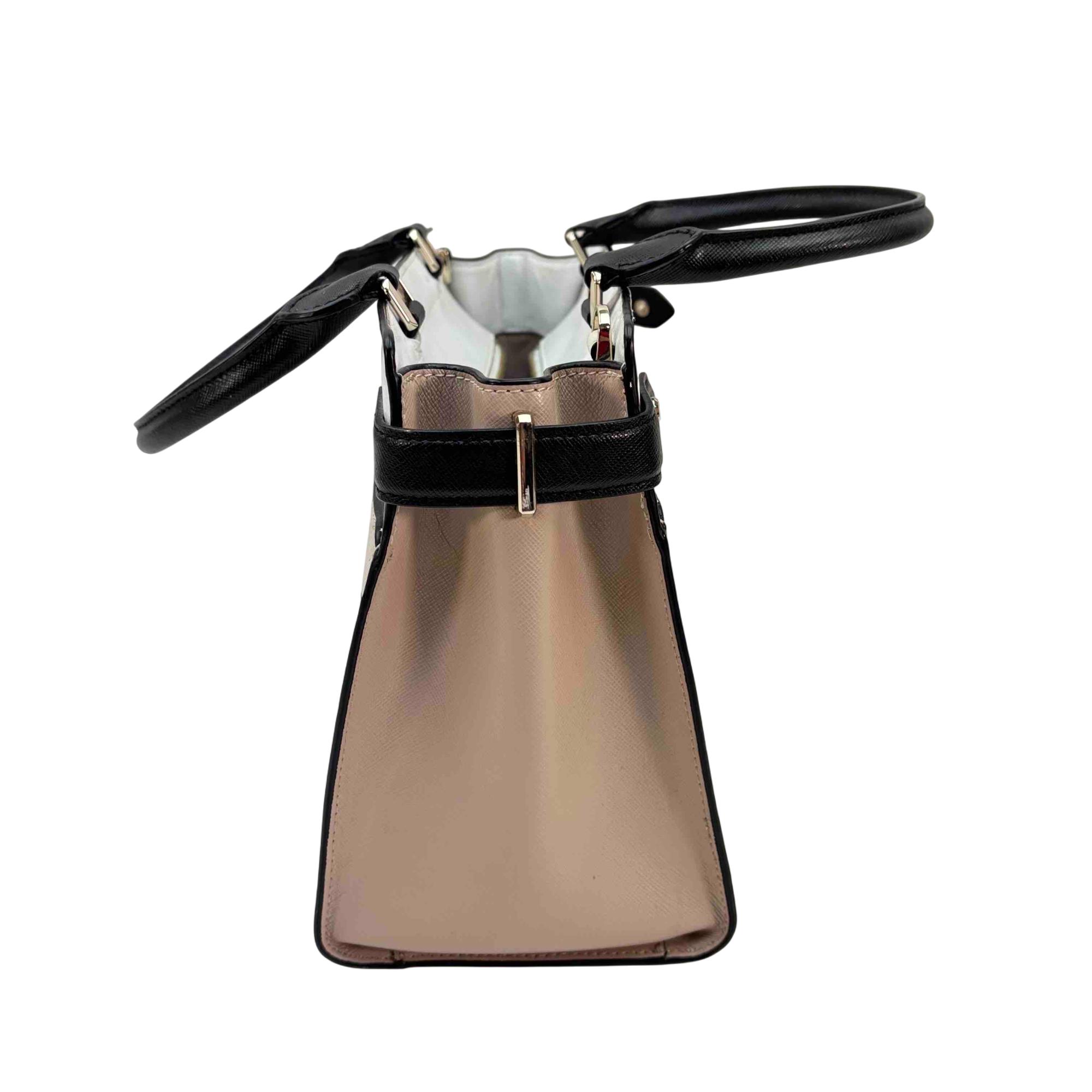 Kate Spade Staci WKRU6952 Colorblock Medium Top Zip Satchel