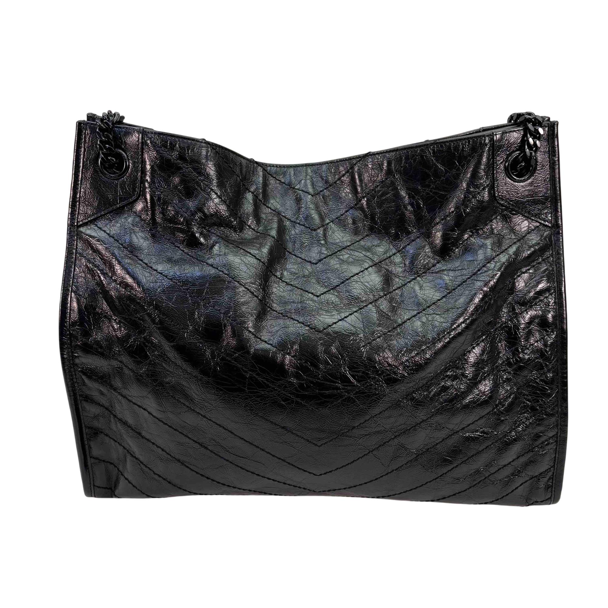 バッグ・カバンその他 Saint Laurent 633158 0EN04 Saint Laurent 633158-0EN04-1000 NIKI Large Crinkled Vintage