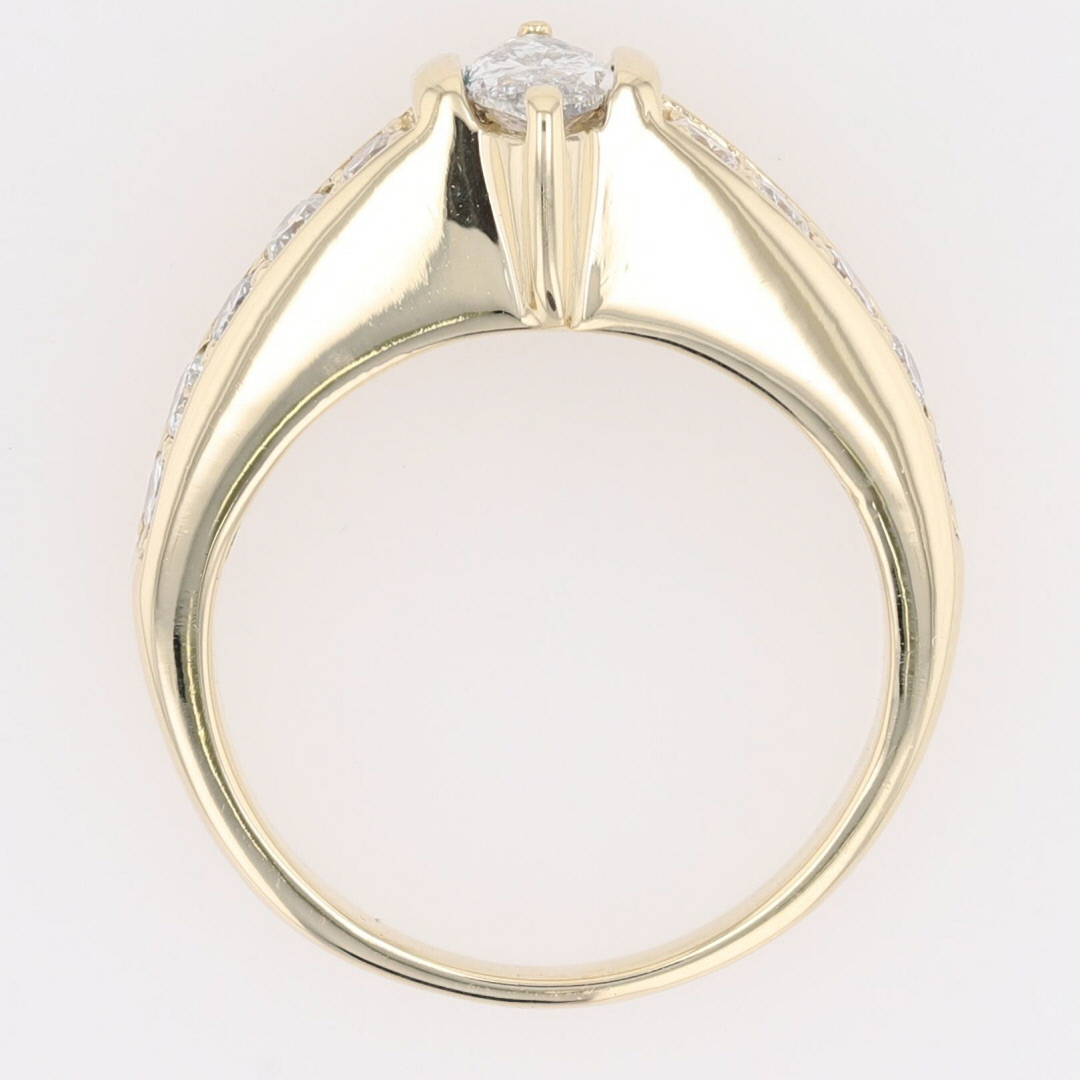 98ctw Diamond Solitaire with Accents Engagement Ring 14k