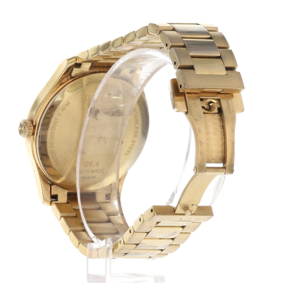 Gucci G-Timeless 38mm Gold Pattern Dial Quartz Stainless Steel