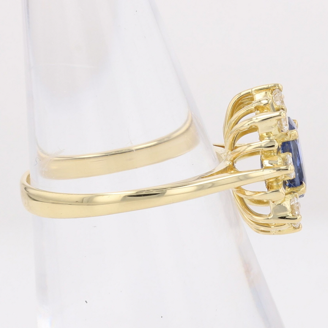 1.44ctw Oval Cut Sapphire and Diamond Halo Statement Ring 1.44ctw Oval Cut Sapphire and Diamond Halo Statement Ring