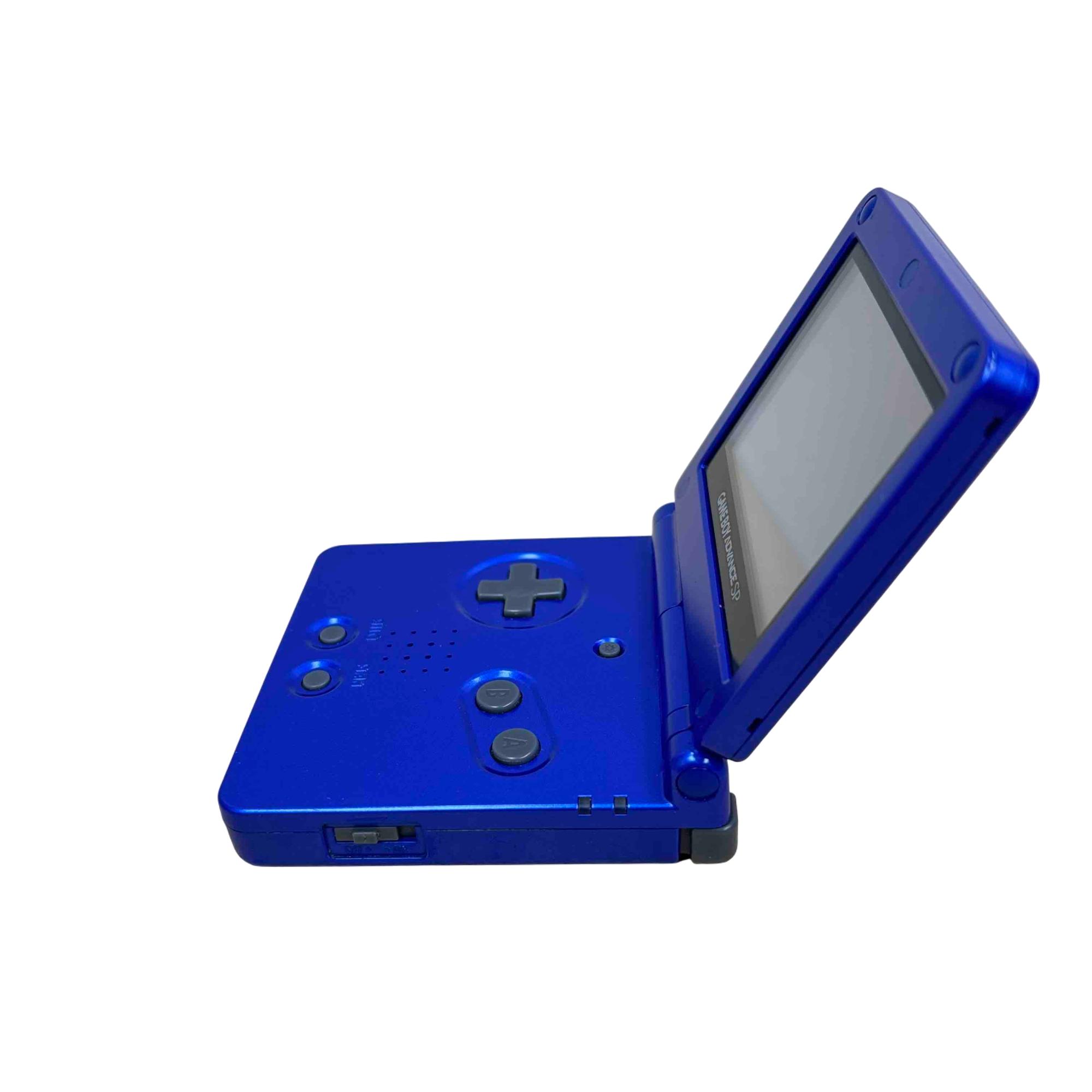 Nintendo Game Boy Advance SP Cobalt Blue AGS-001 Handheld Gaming
