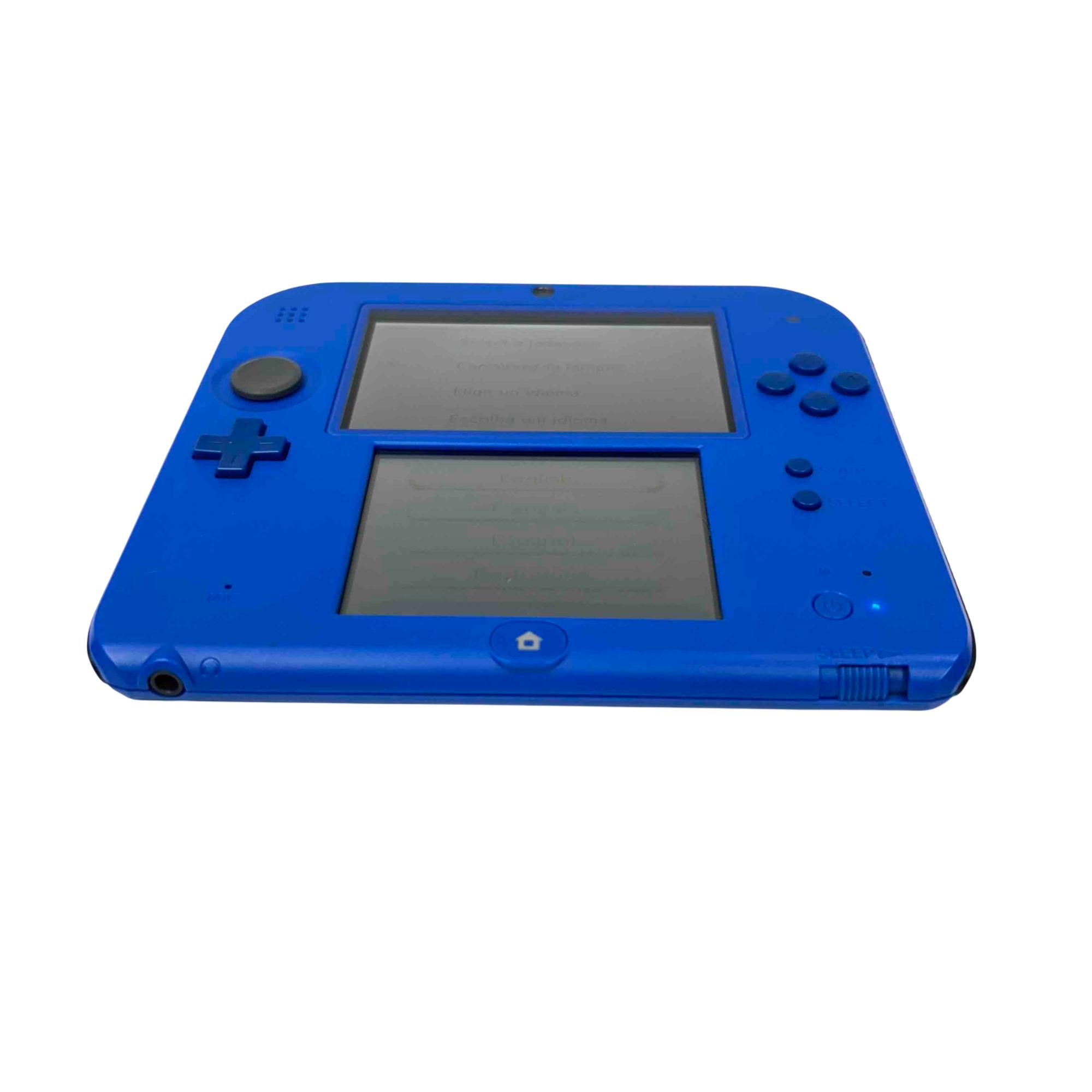 Nintendo 2DS Electric Blue Model FTR 001 Handheld Console