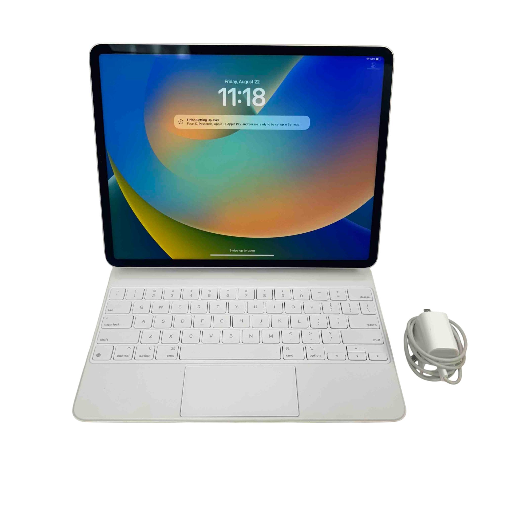 Apple iPad Pro 12.9-inch 5th Gen A2378 128GB Silver Wi-Fi Tablet