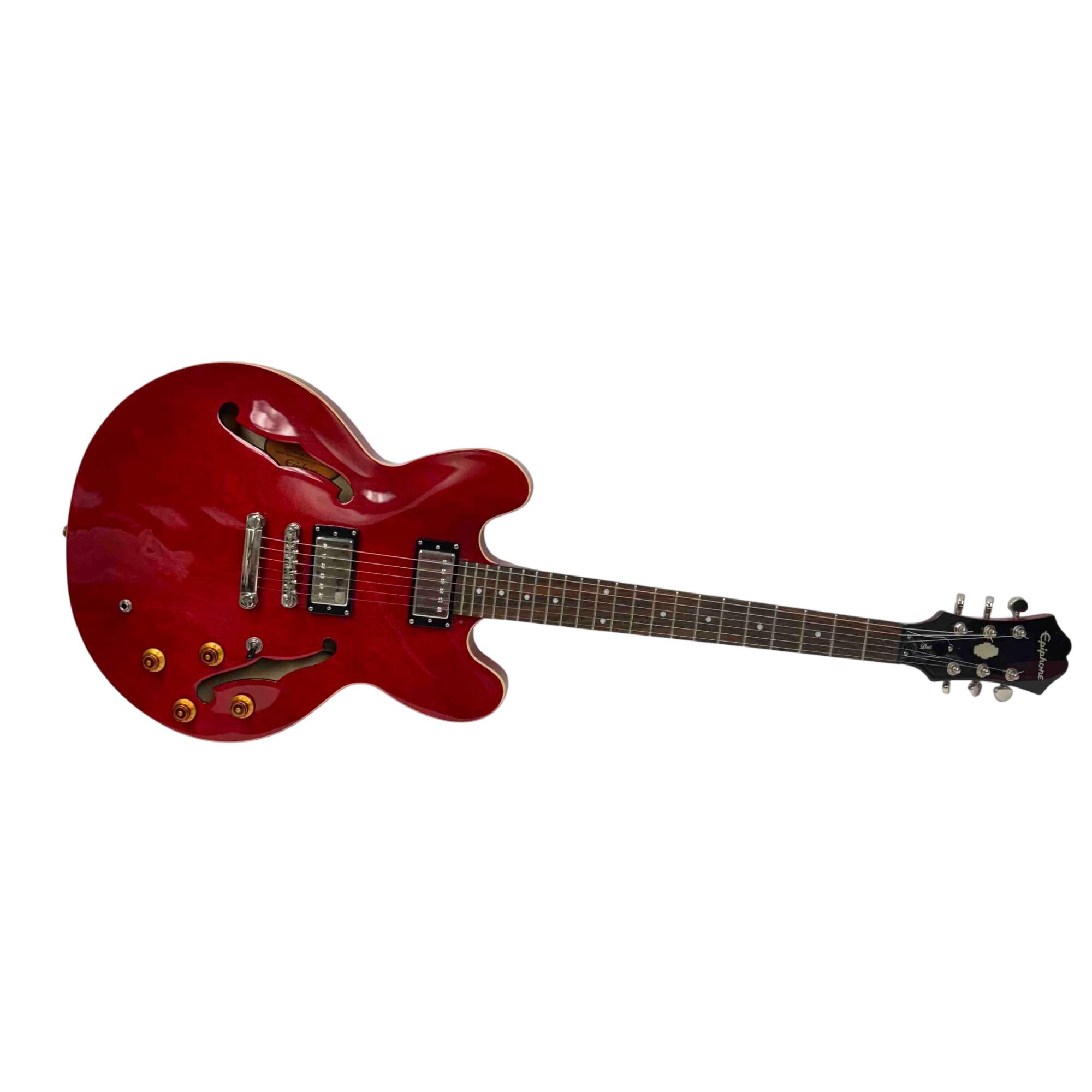Epiphone DOT CHセミアコースティックギター レッド エピフォン Dot CH セミアコースティック Epiphone Dot CH (中古品)