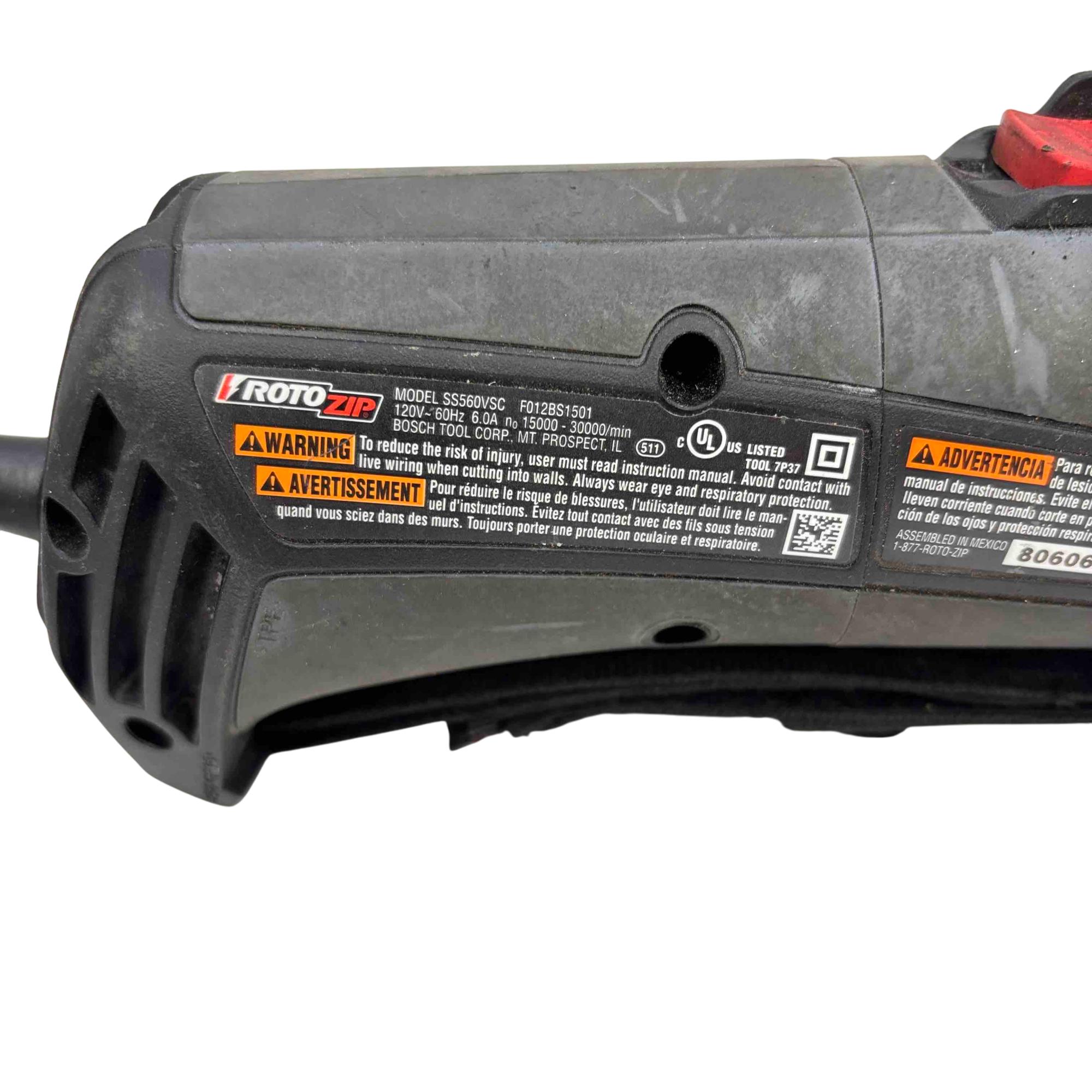 ドロロ　❹ RotoZip RotoSaw+ 6.0A Variable Speed Spiral Saw