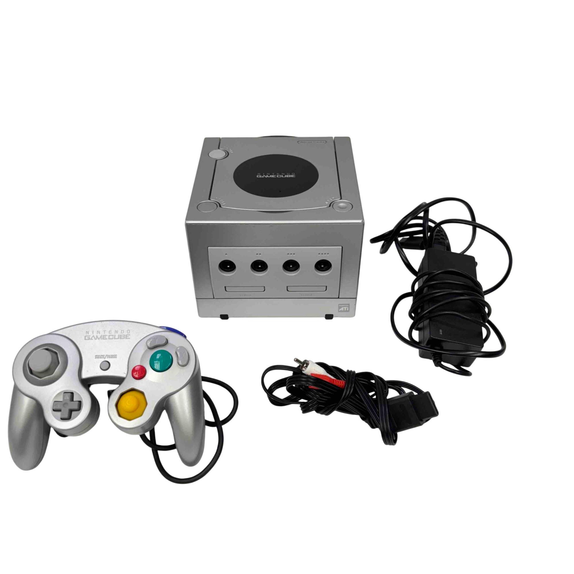Nintendo GameCube DOL-001 Silver Home Game Console 9727