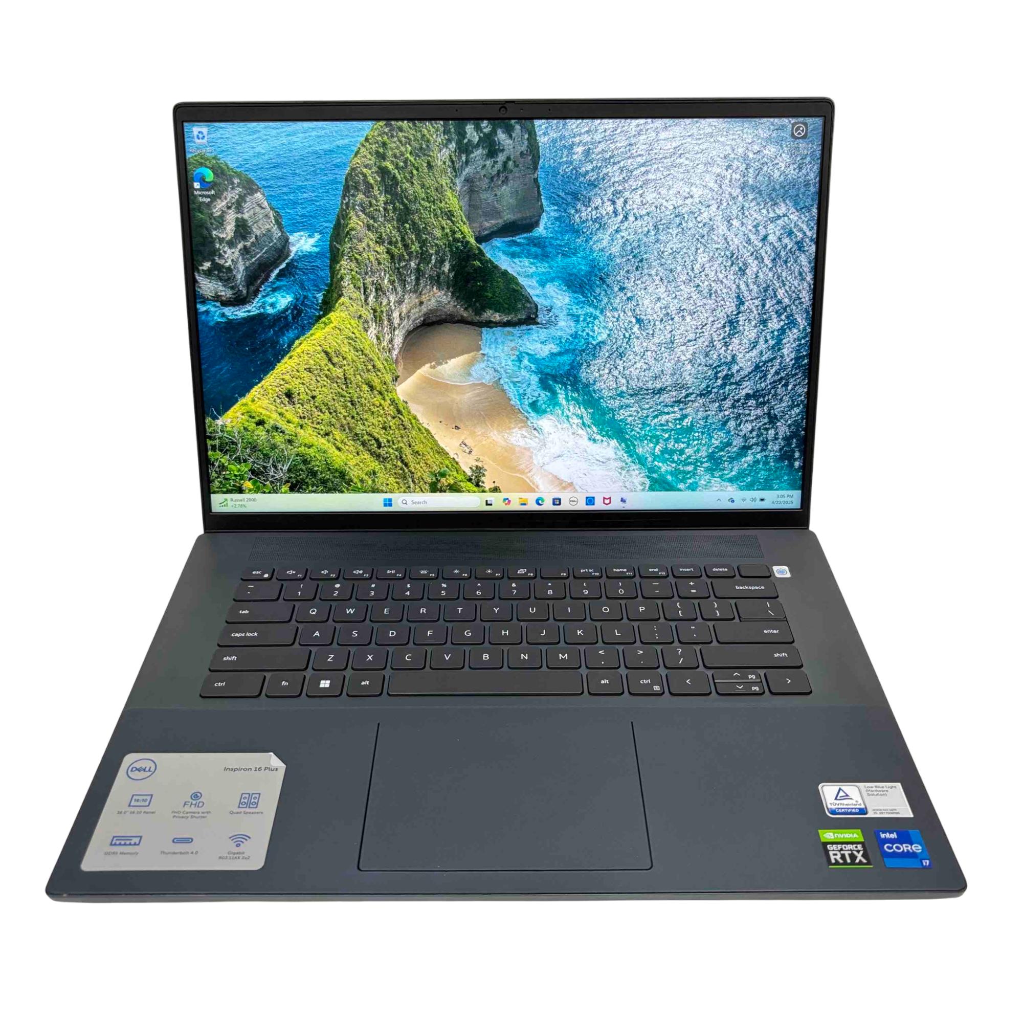 Dell Inspiron 16 Plus 7620 Win 11 Core i7-12700H 2.30GHz 16GB RAM 