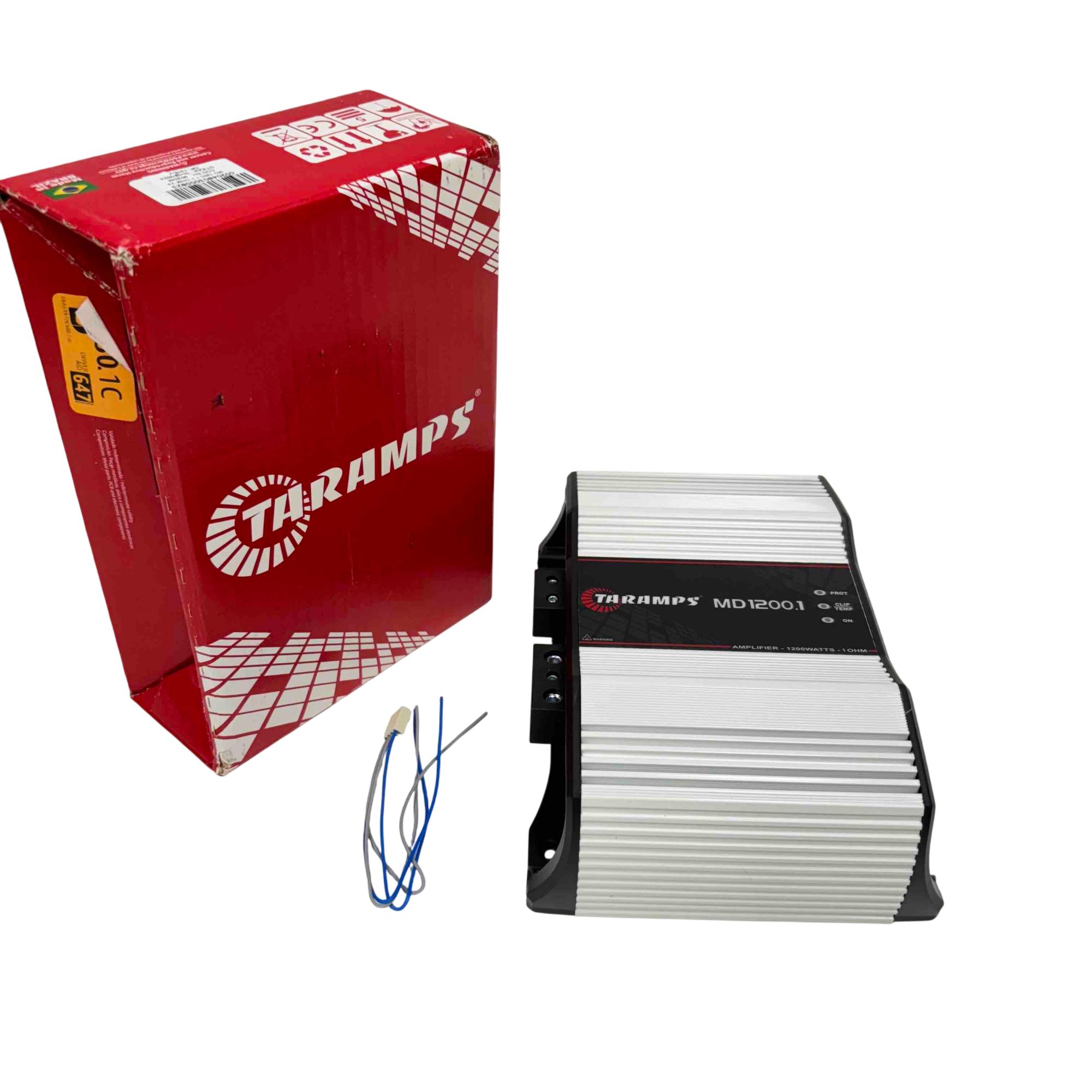 Taramps MD 1200.1 Monoblock 1200 Watt 1 OHM Car Amplifier Taramps MD 1200.1 Monoblock 1200 Watt 1 OHM Car Amplifier