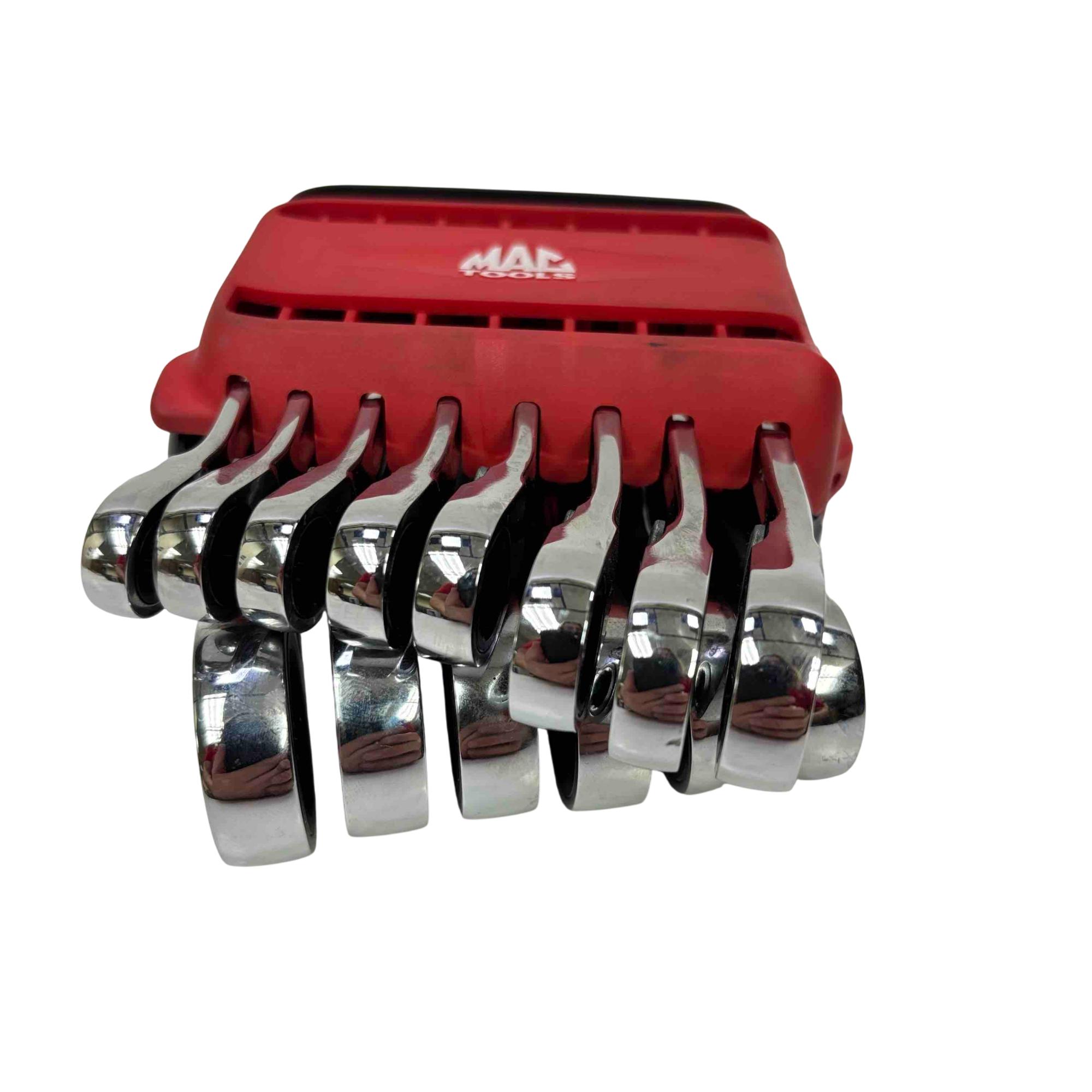 Pink Mac Ratchets Mac Tools 14-Piece Metric Stubby Reversible Ratcheting Wrench Set ...