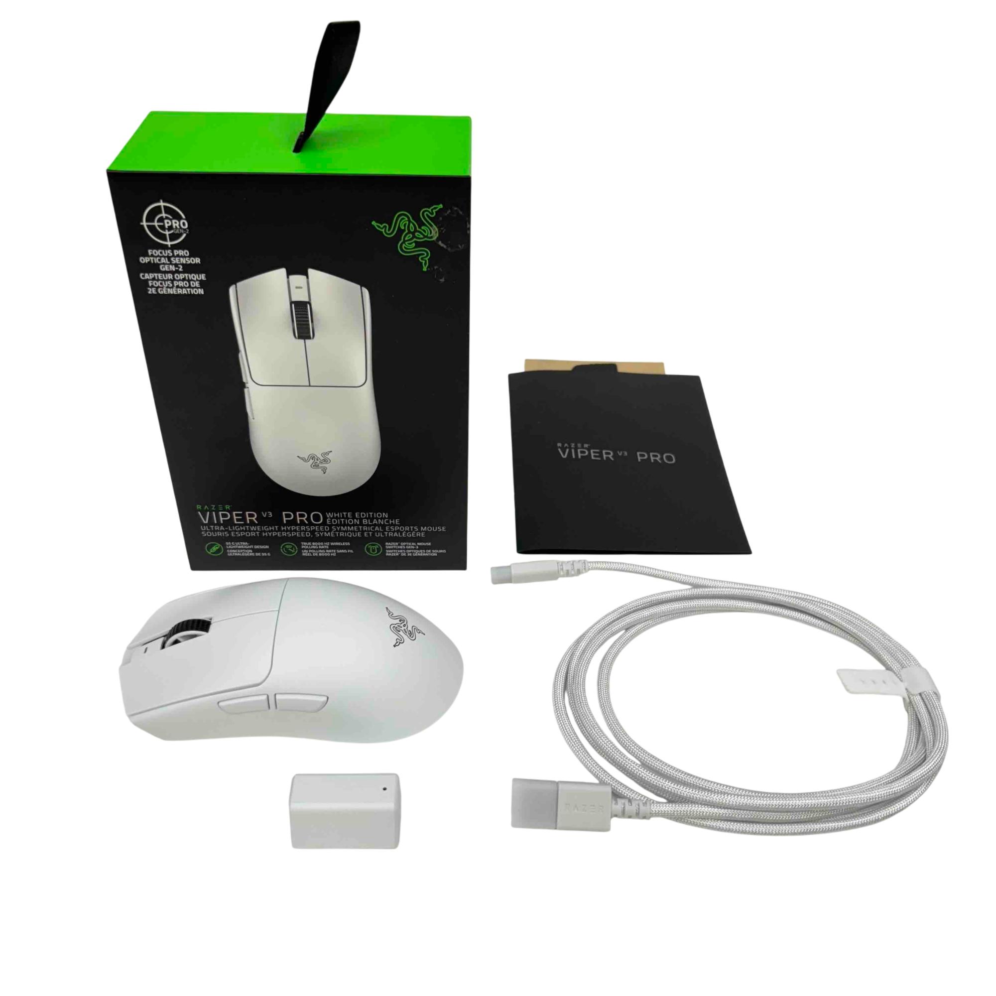 Razer Viper V3 Pro White Edition Wireless Gaming Mouse RZ01-0512