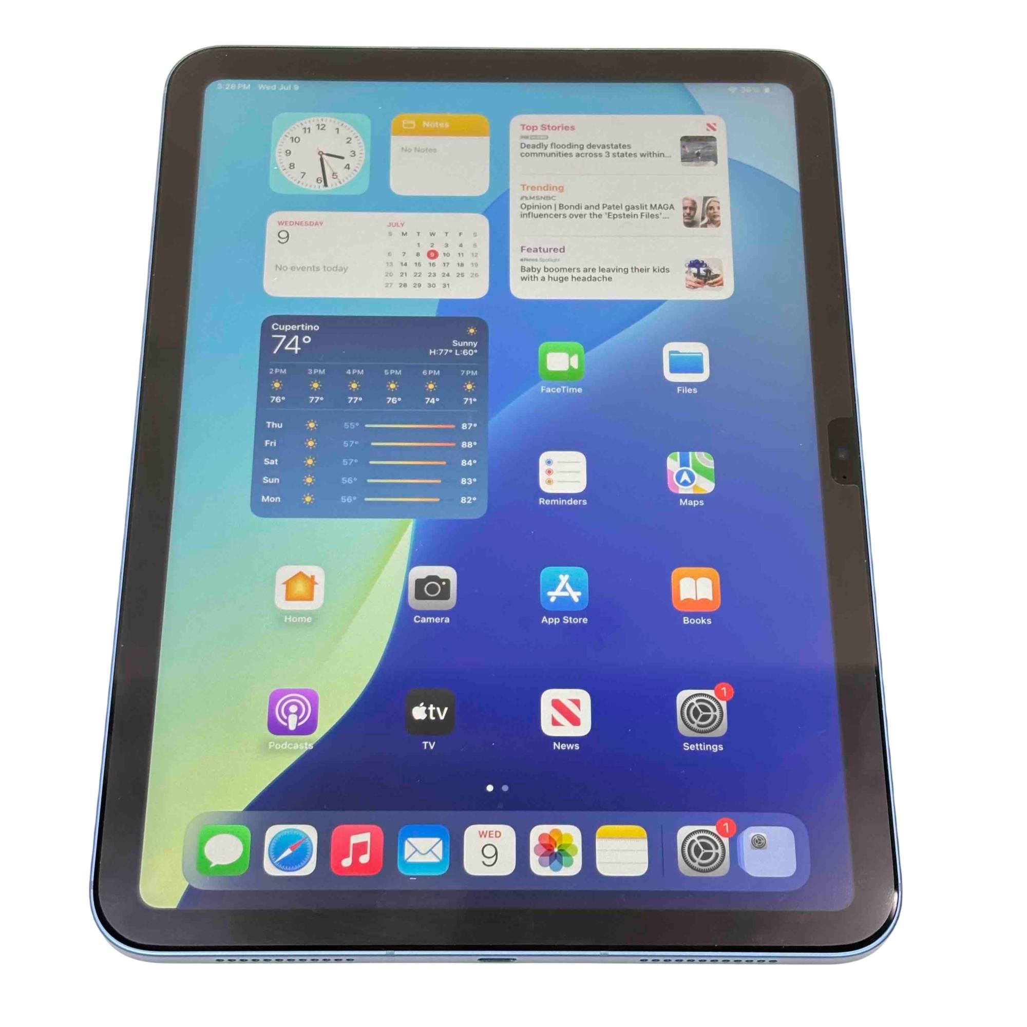 Apple iPad 10th Gen 64GB Wi-Fi / Cellular Blue A2757 10.9'' Tablet