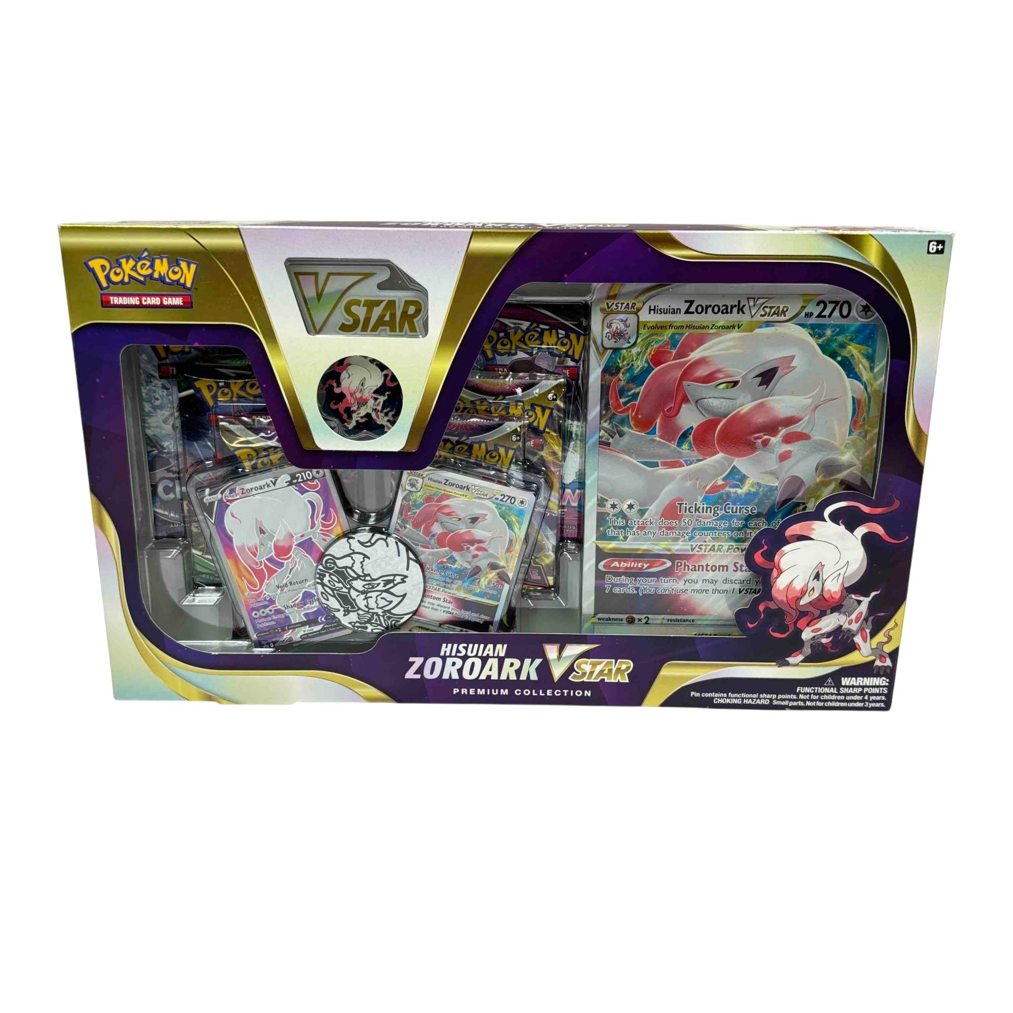 Nintendo Pokmon Trading Card Game Hisuian Zoroark VSTAR Premium Collection