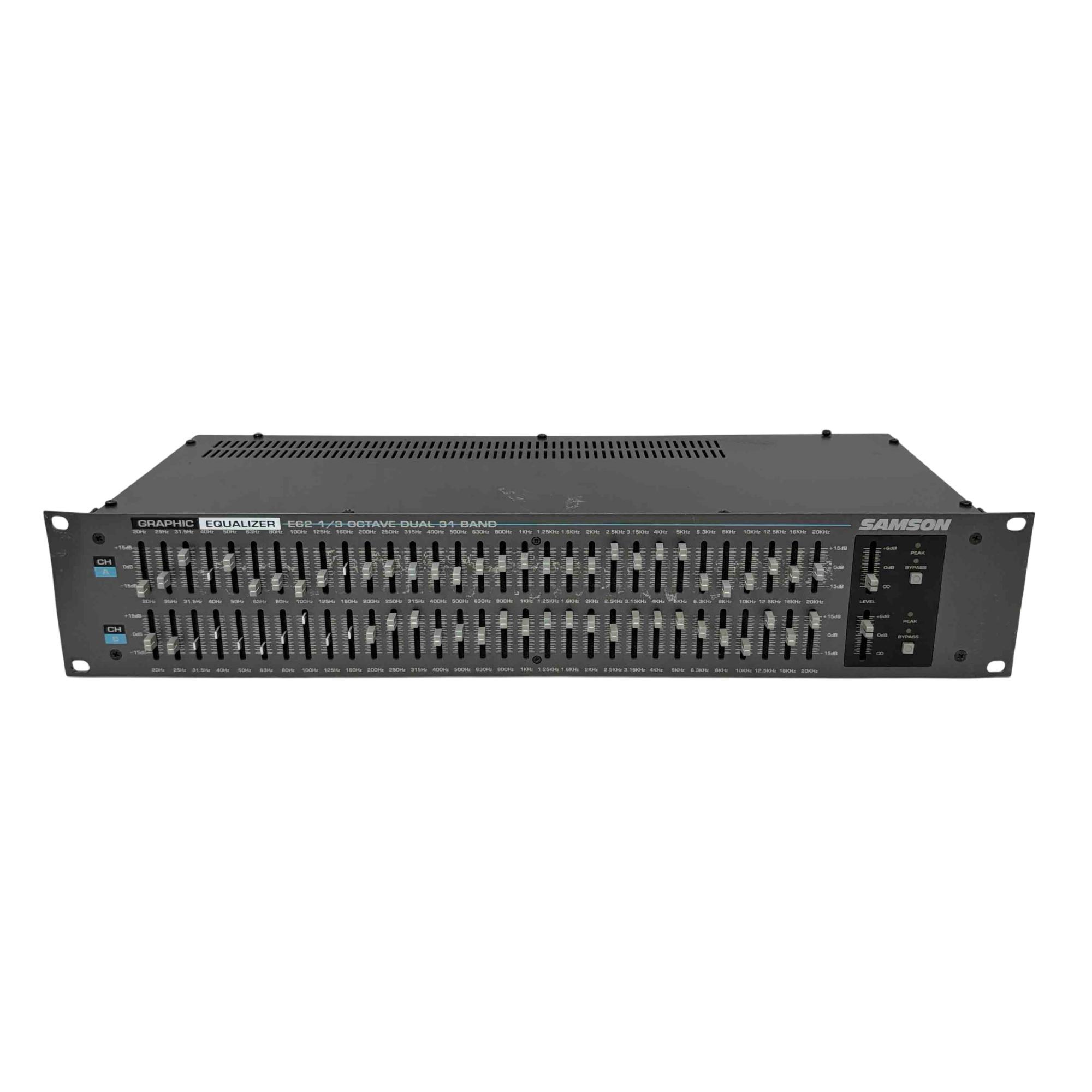 MAXON DUAL 2/3 OCTAVE EQ GE1500 グライコ 布袋 BOOWY時代の布袋寅泰使用機材MAXONのGE1500を分析