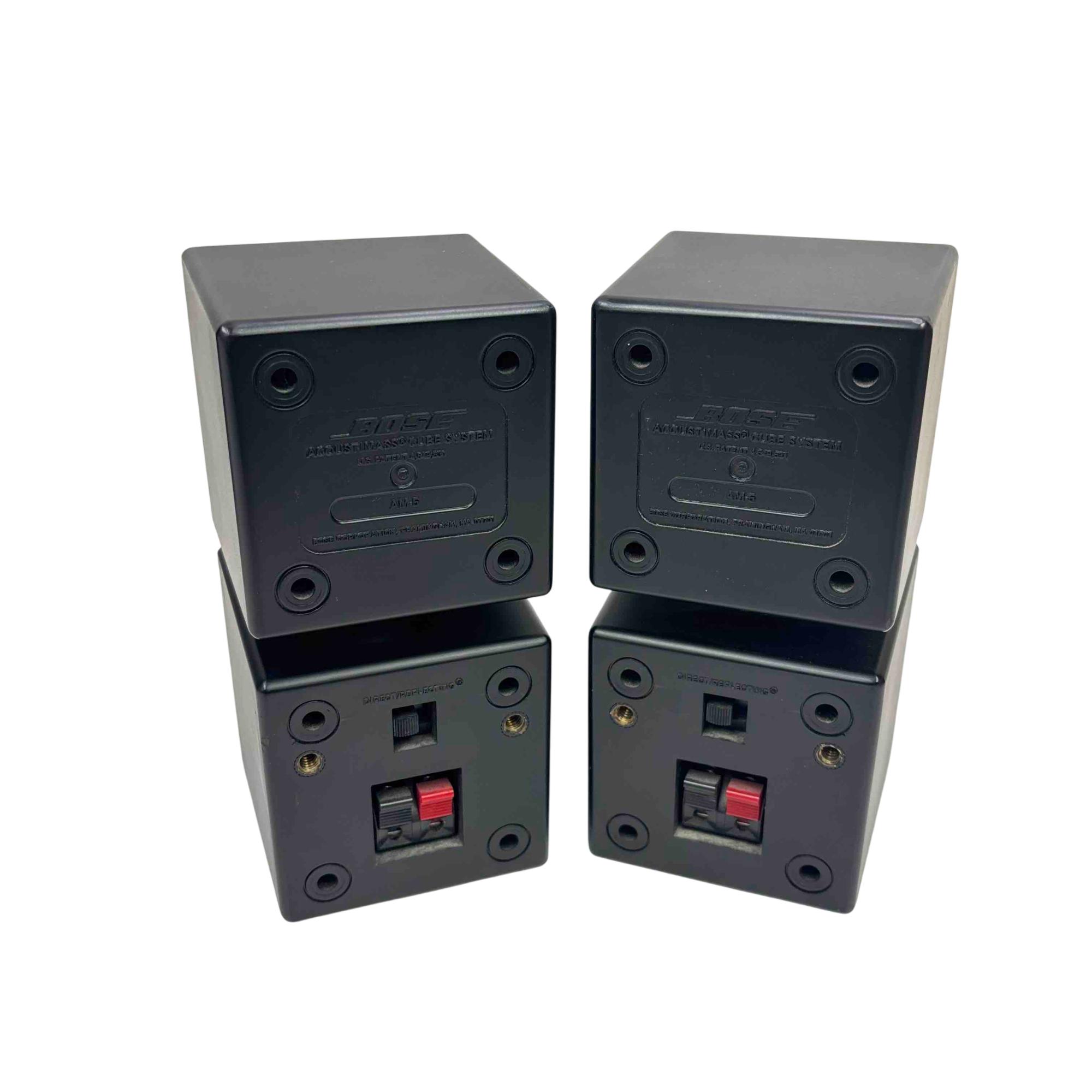 Bose Acoustimass AM-5 Series I Double Cube Speakers Pair