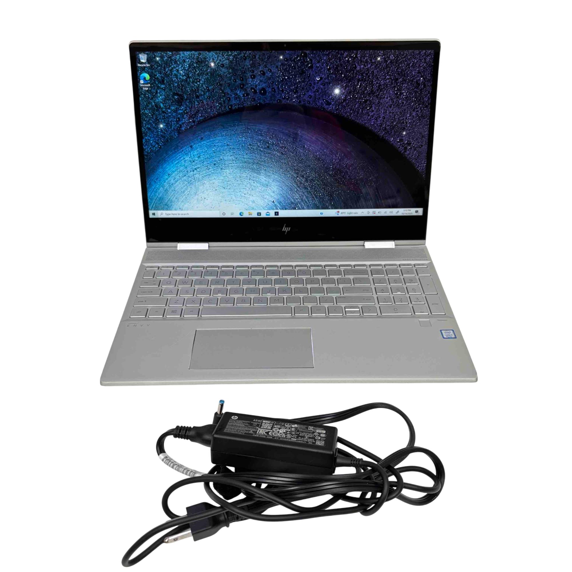 HP Envy x360 15m-dr0011dx Win 10 Core i5-8250U 8GB