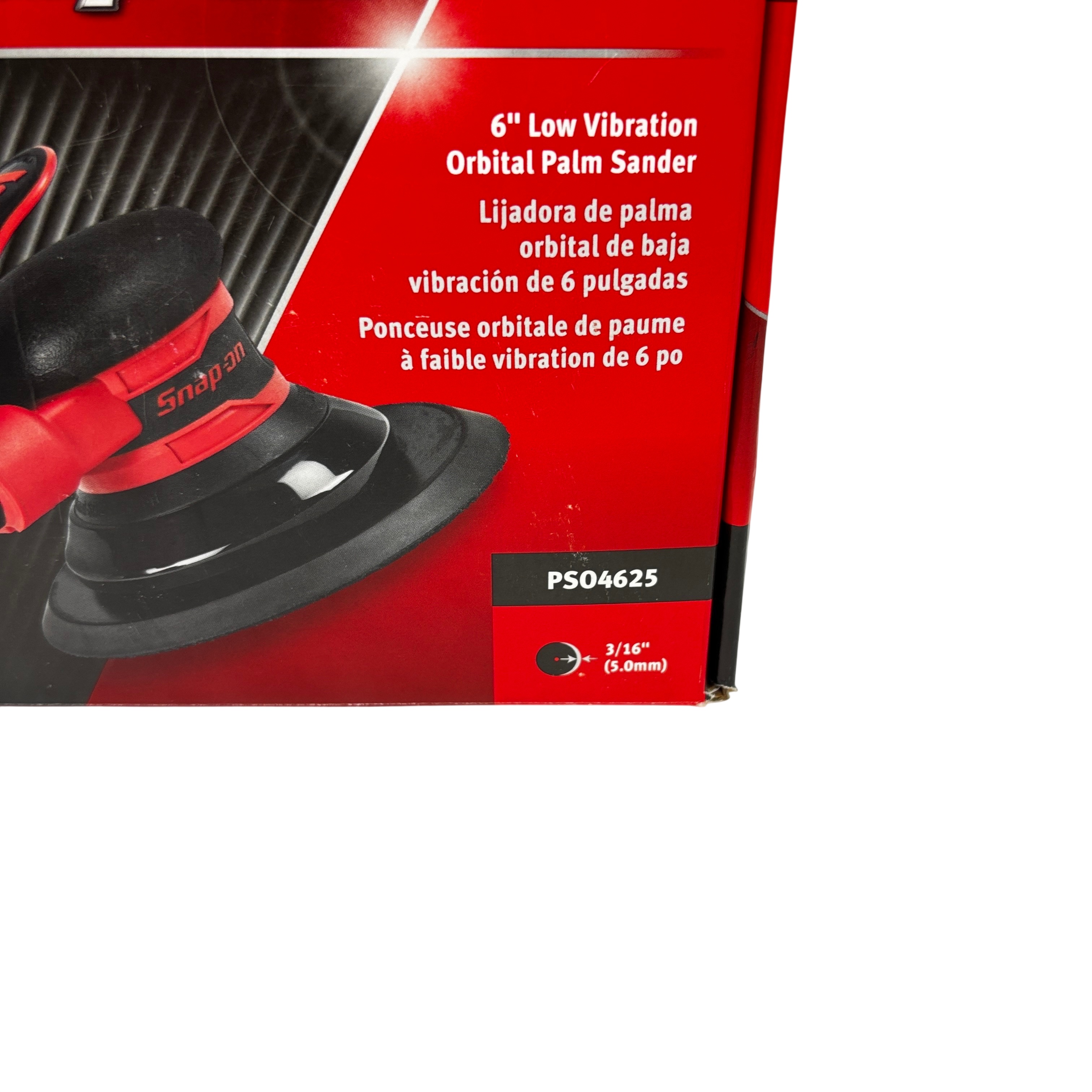 Snap-on 6 Inch Low Vibration Orbital Palm Sander PSO4625