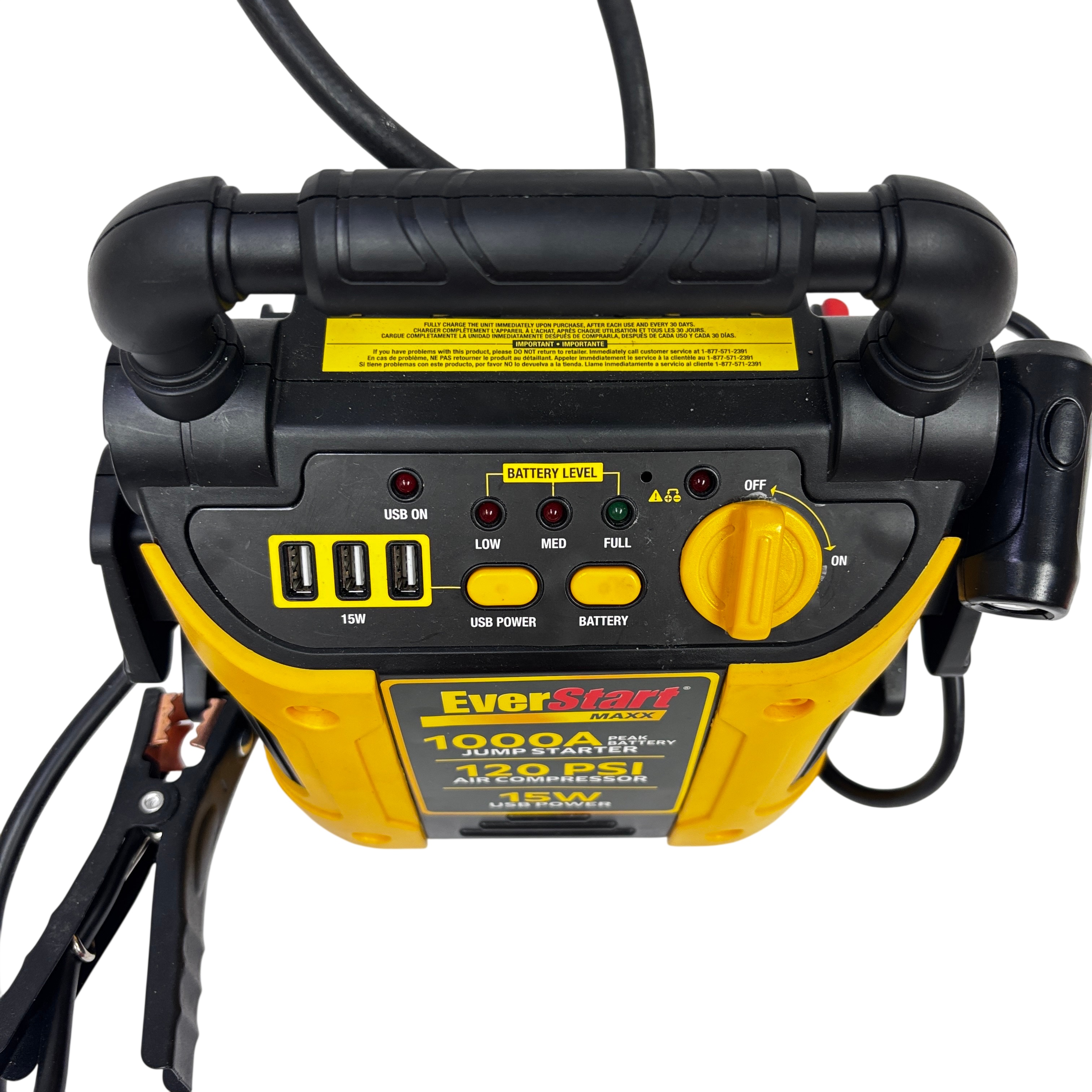 EverStart J7CE 1000A Peak 12V Jump Starter / Air Compressor