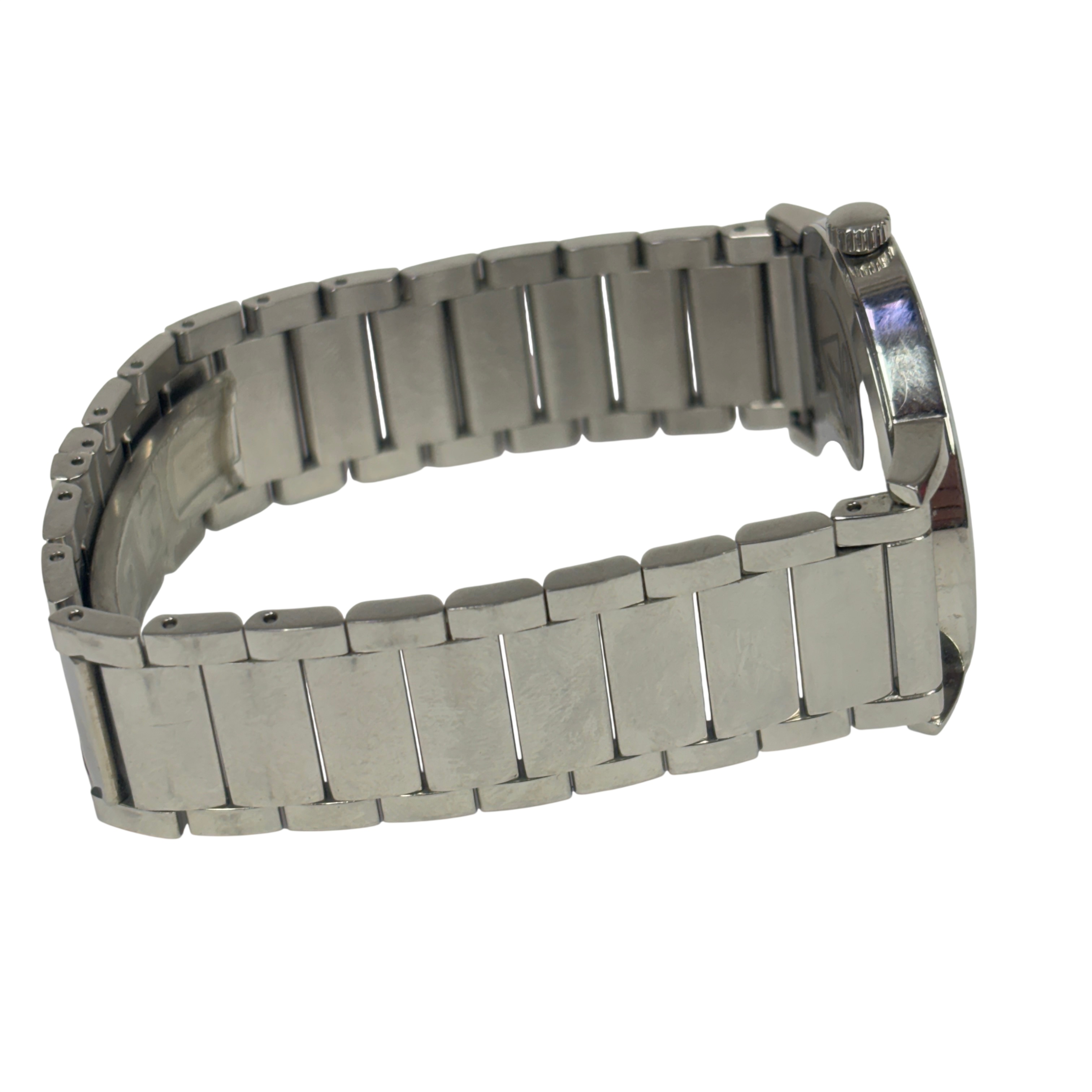 wawawa メタルマッスル Axwell Minister Men's Watch Silver Band Silver Case AXWAW105-1