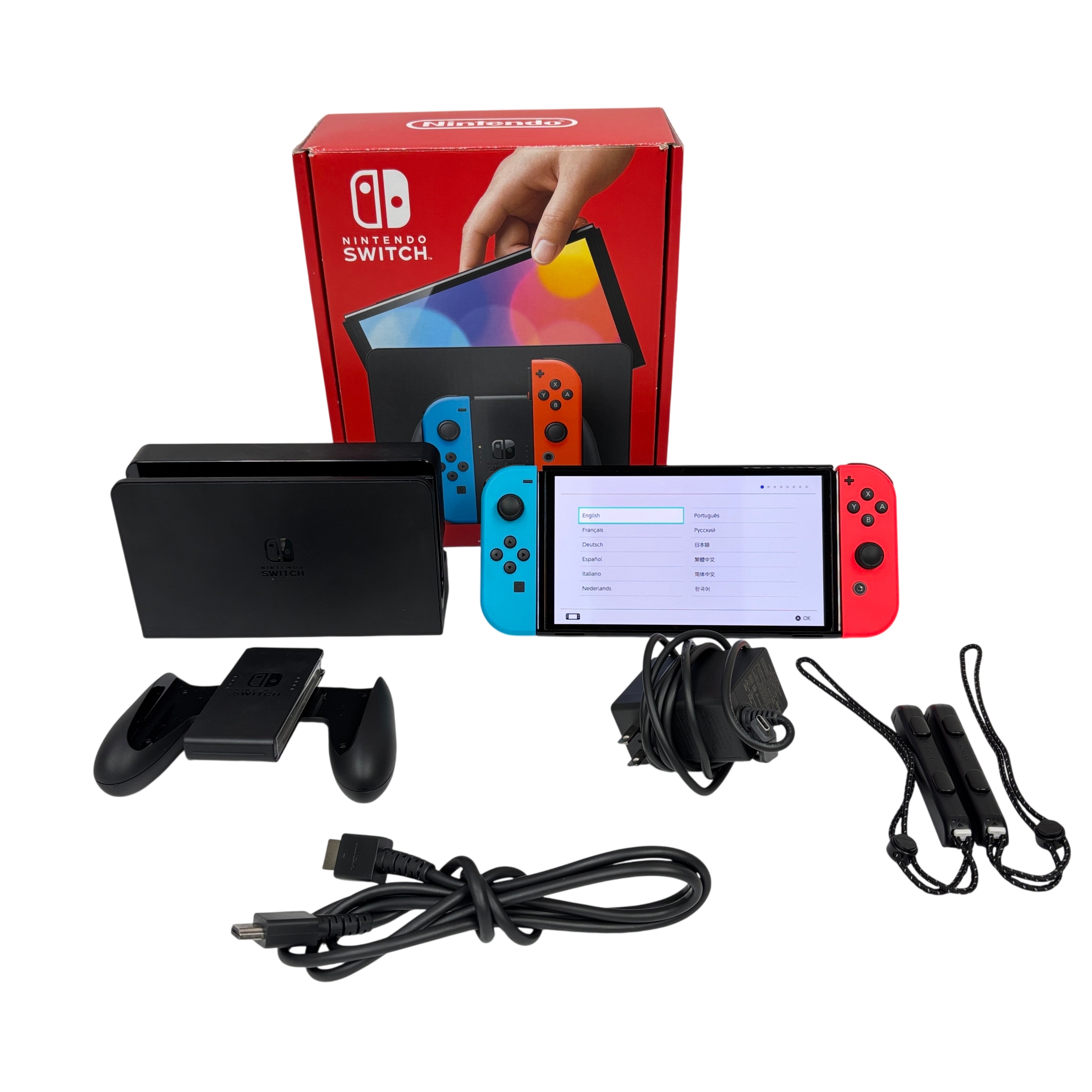 Nintendo Switch OLED HEG-001 64GB Video Game Console - 9215