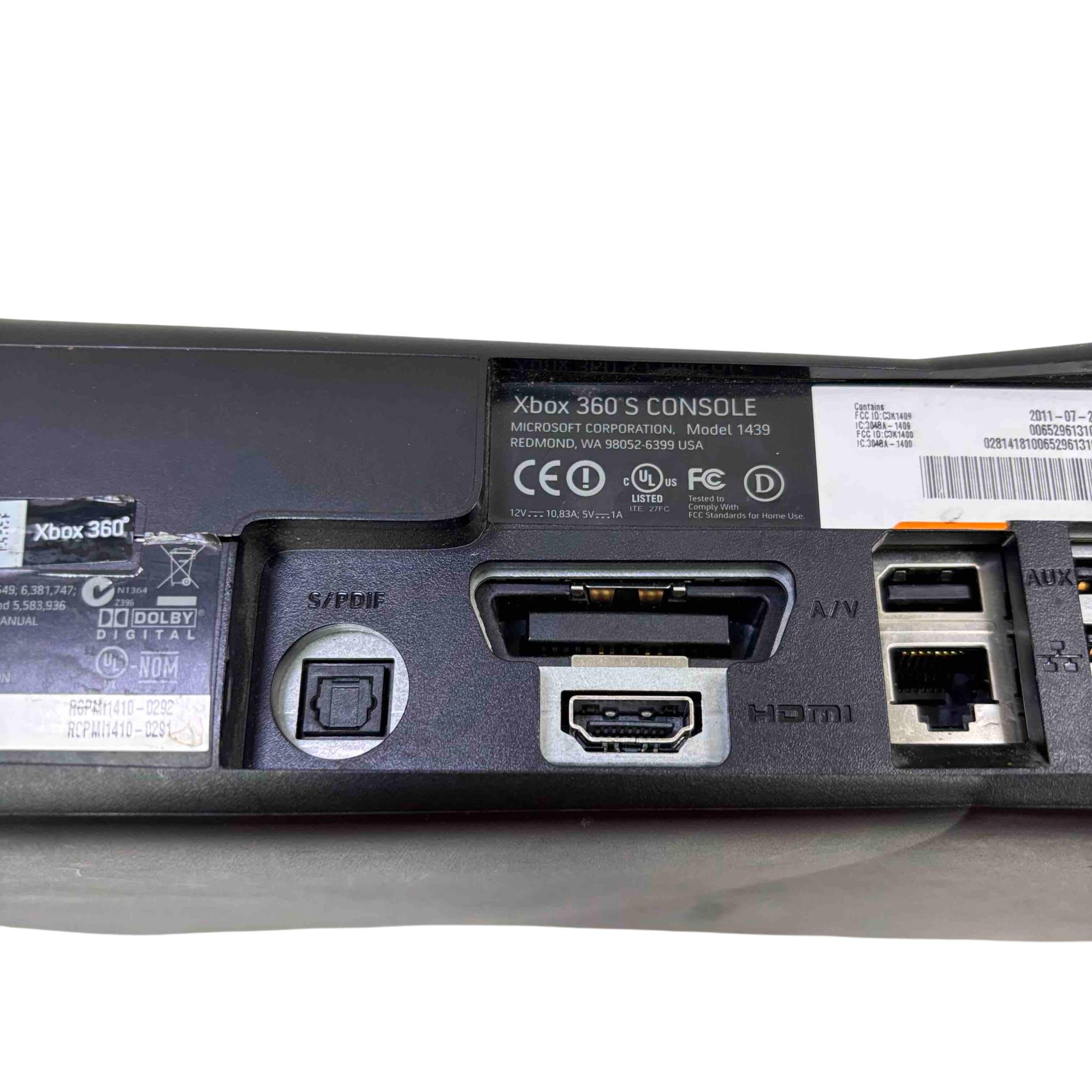 Microsoft Xbox 360 S SLIM - Nera - 4GB - Model 1439 - Foto 4