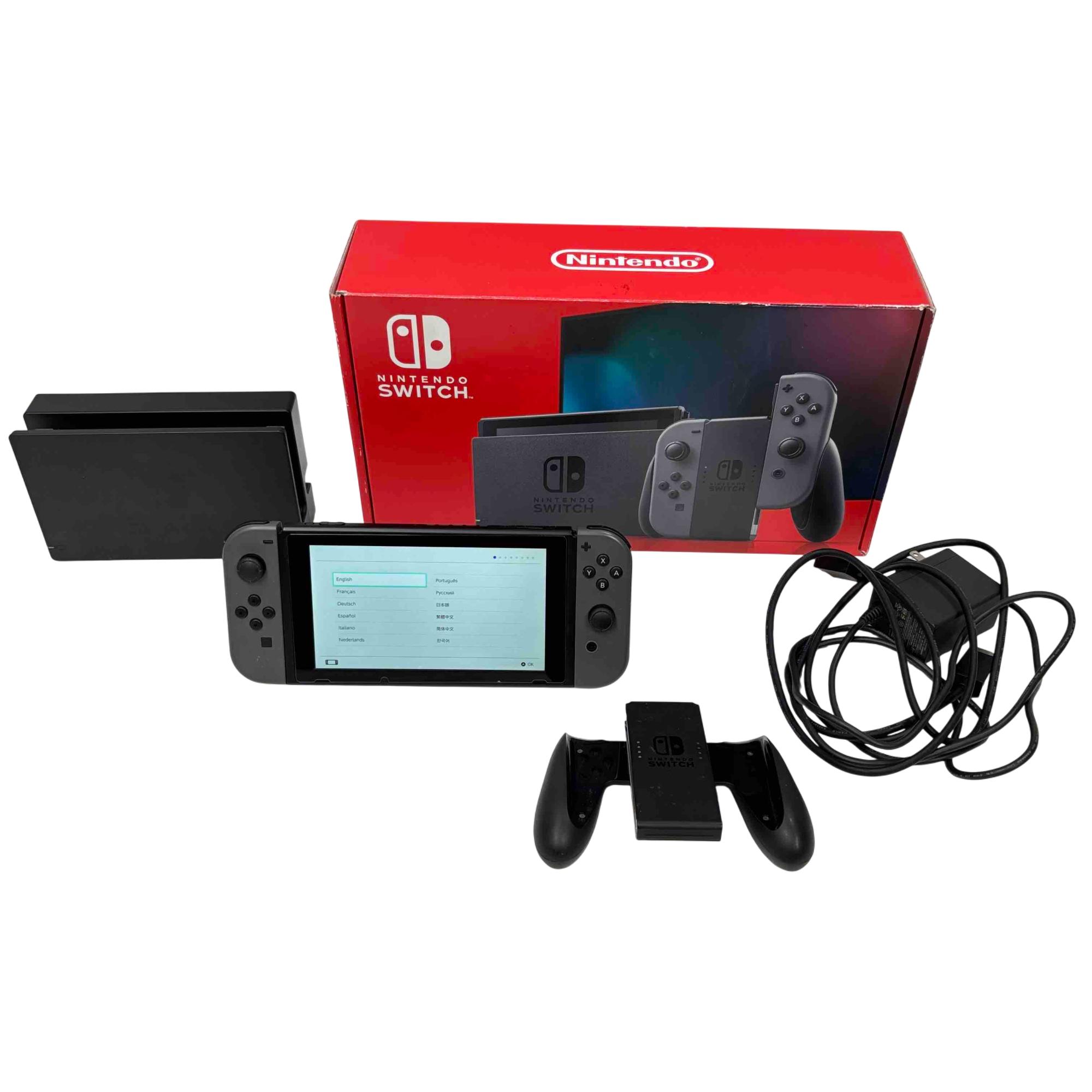 Amazon.com: Nintendo Switch with Gray Joy‑Con - HAC-001(-01