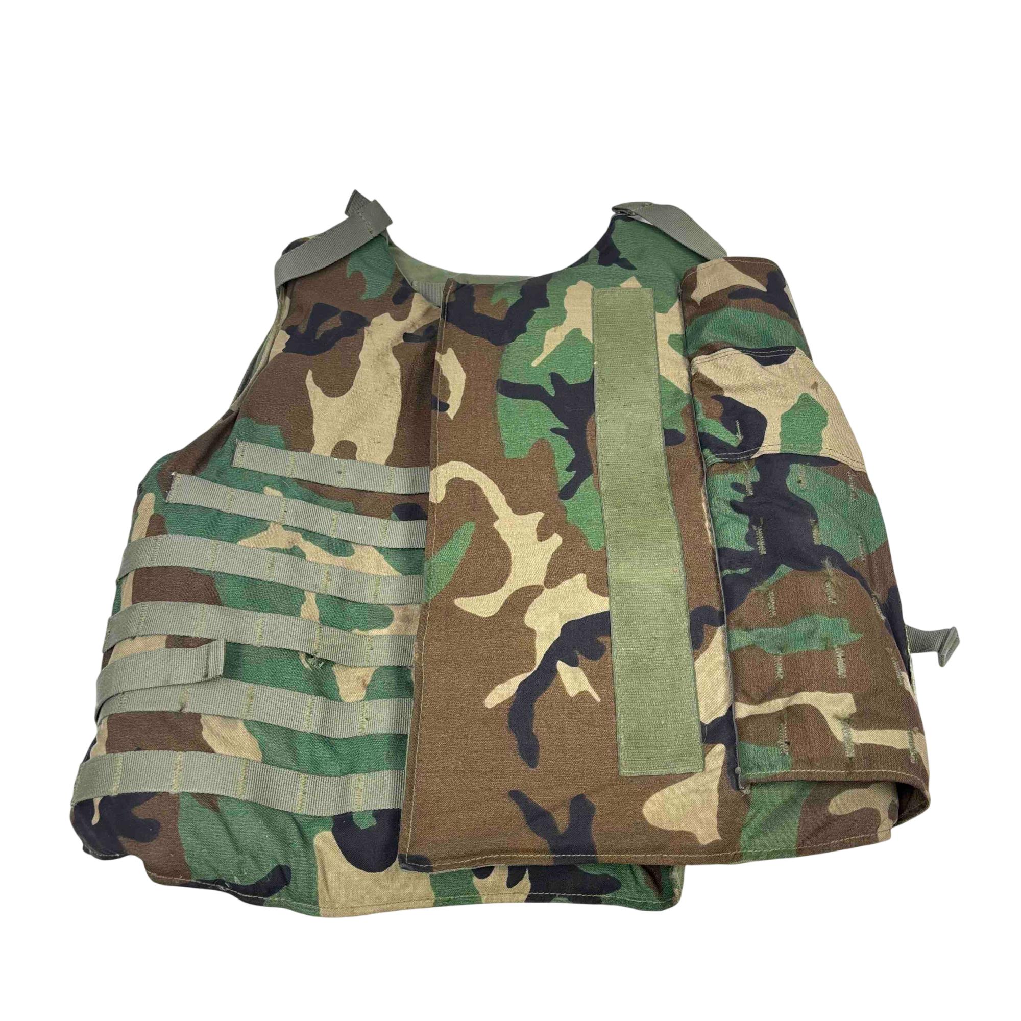 Point Blank Body Armor OTV Interceptor Woodland Camouflage Vest