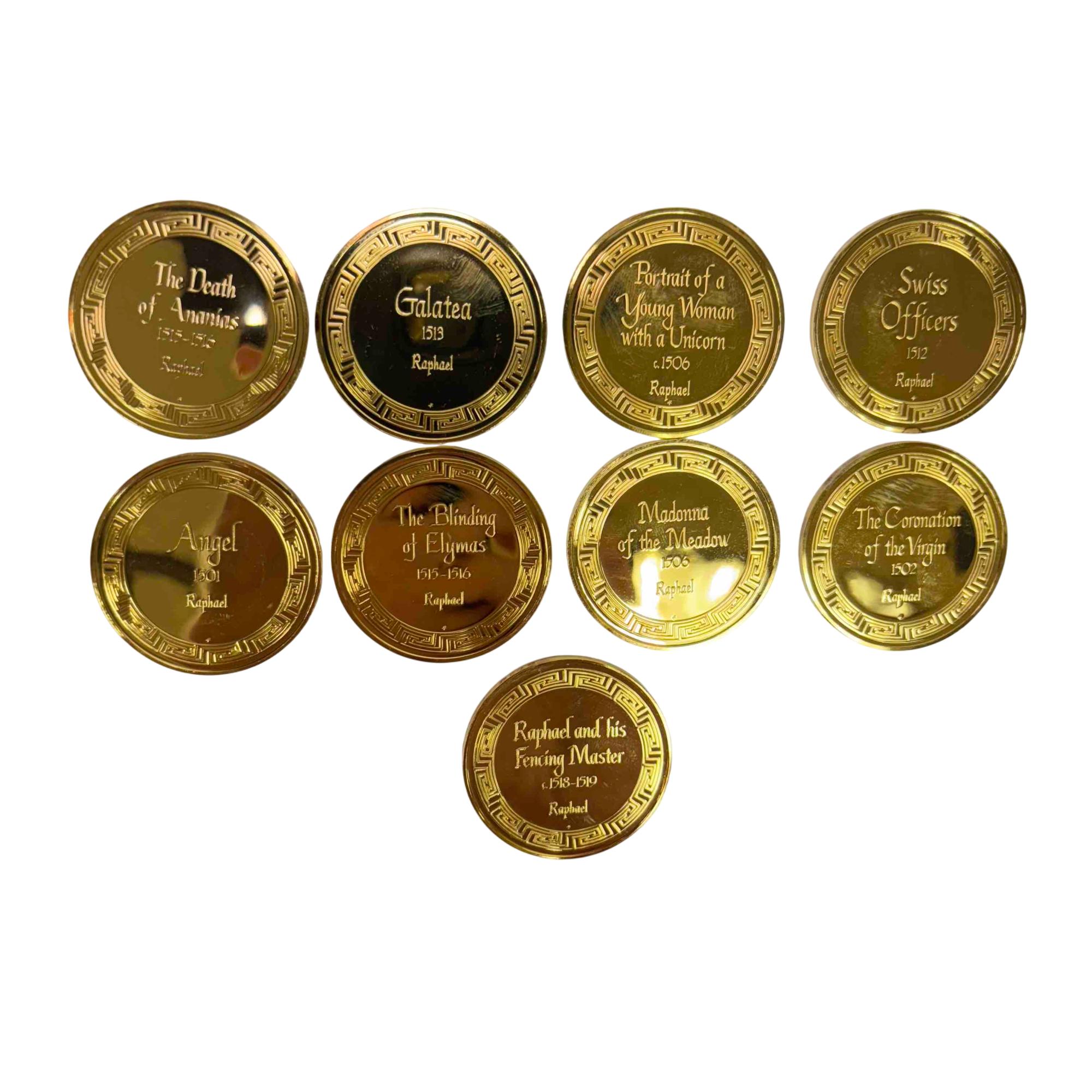 Franklin Mint The Masterpieces of Raphael 24k Gold on Sterling