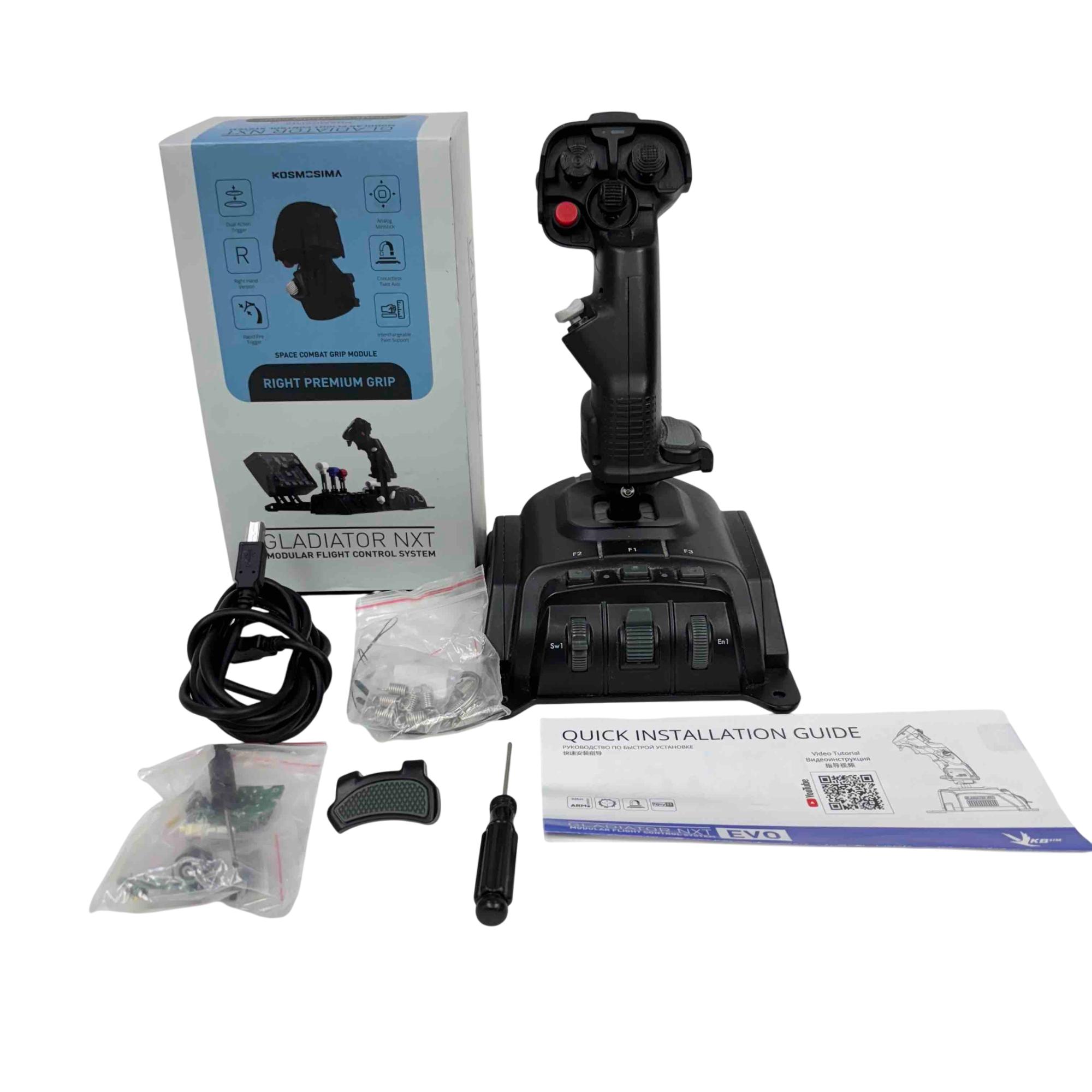 Vkb Sim Evo Combat VKB Gladiator NXT EVO STECS Mini +マウント VKB