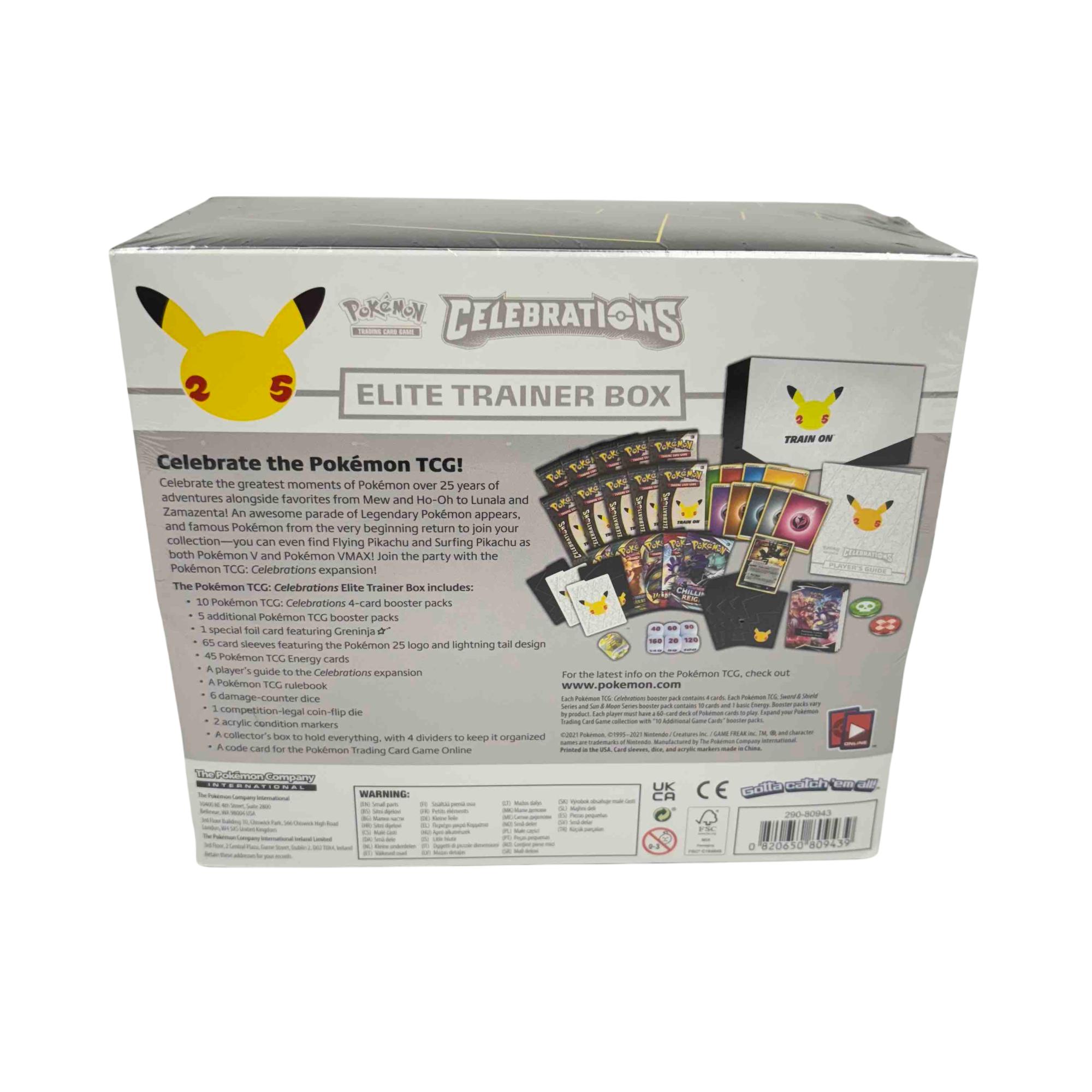 Nintendo Pokémon TCG: Celebrations Elite Trainer Box 25th