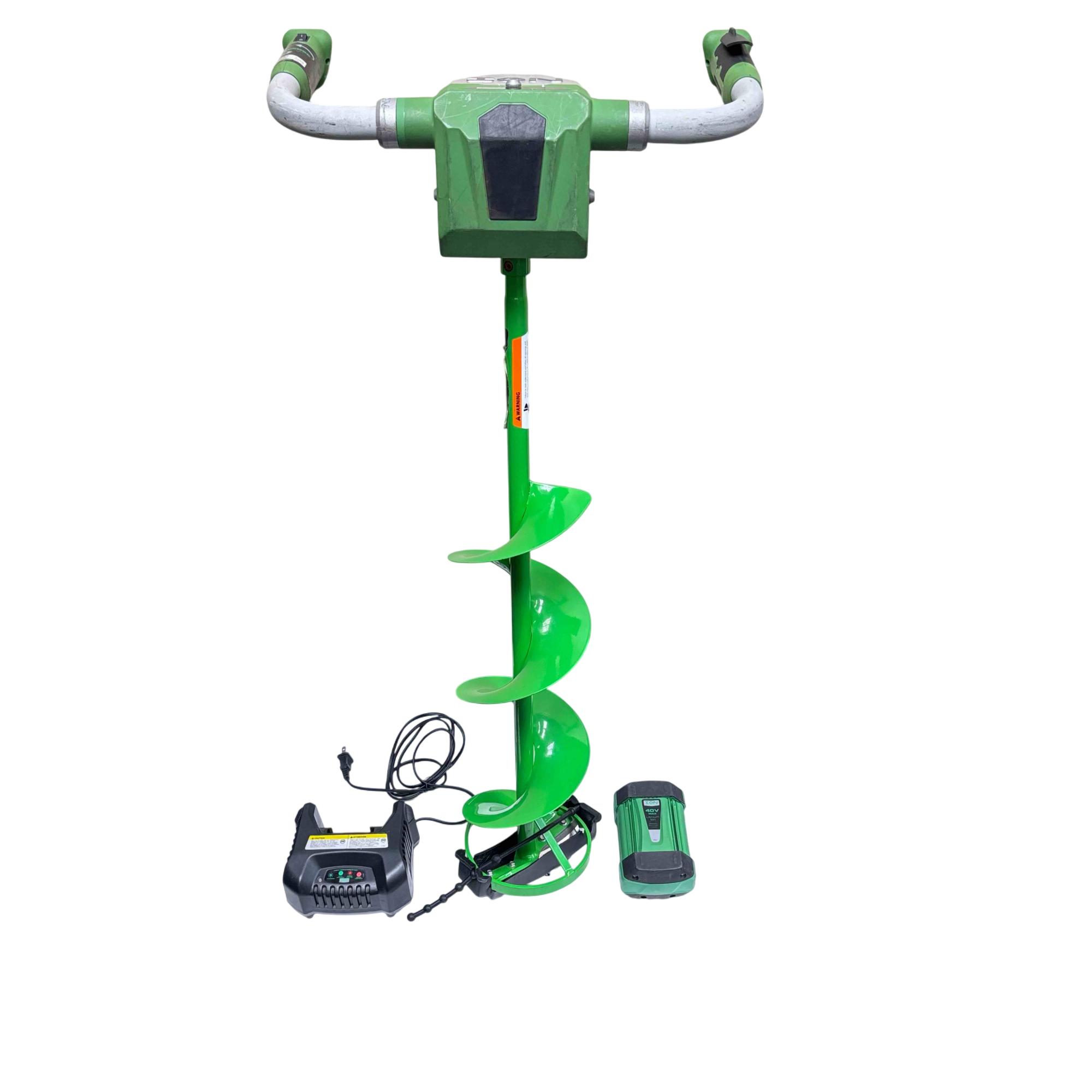 ION 8-Inch 40V Electric Lithium-ion Ice Auger 19706 - Local Pickup