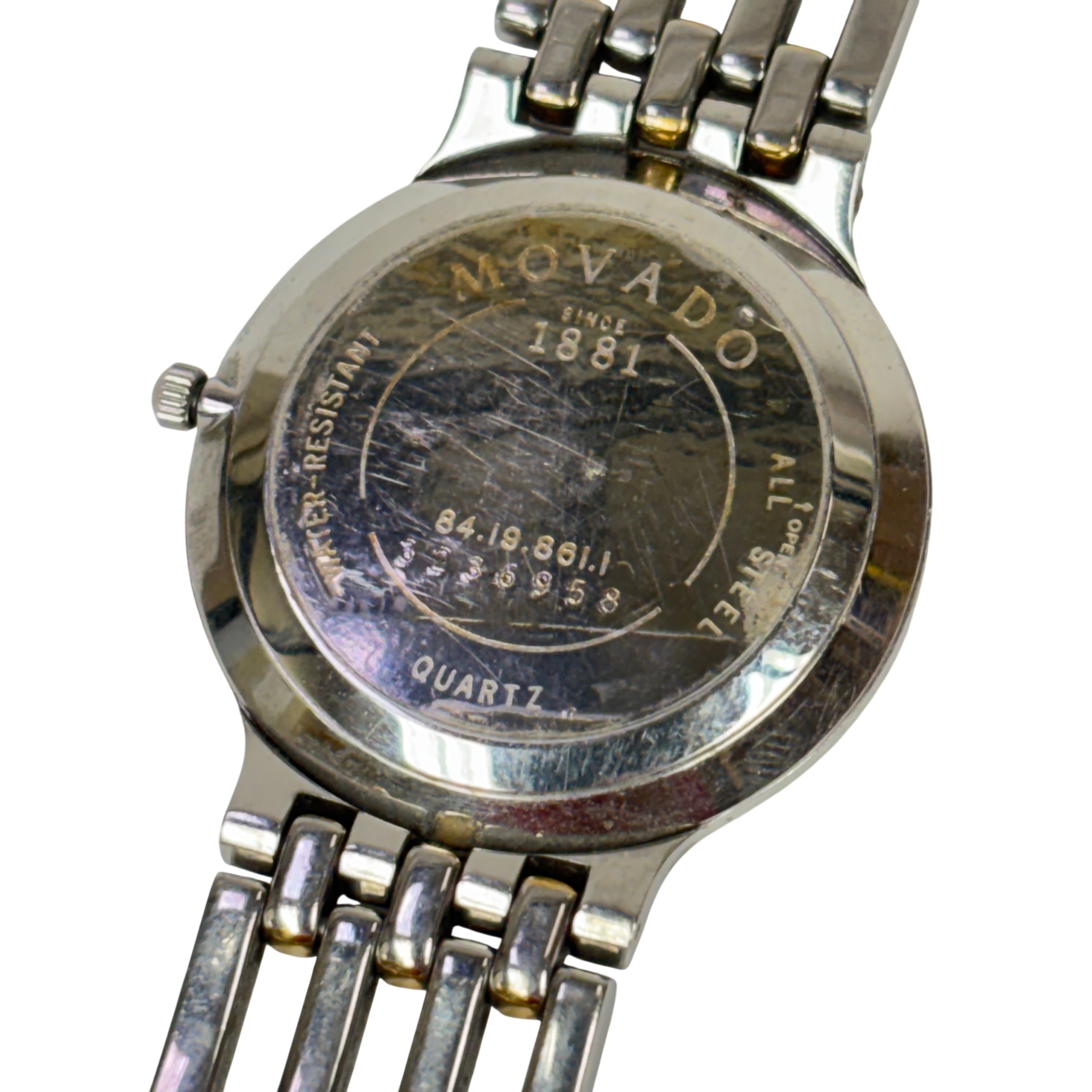 Movado Esperanza Swiss Quartz Wristwatch 84.19.8611