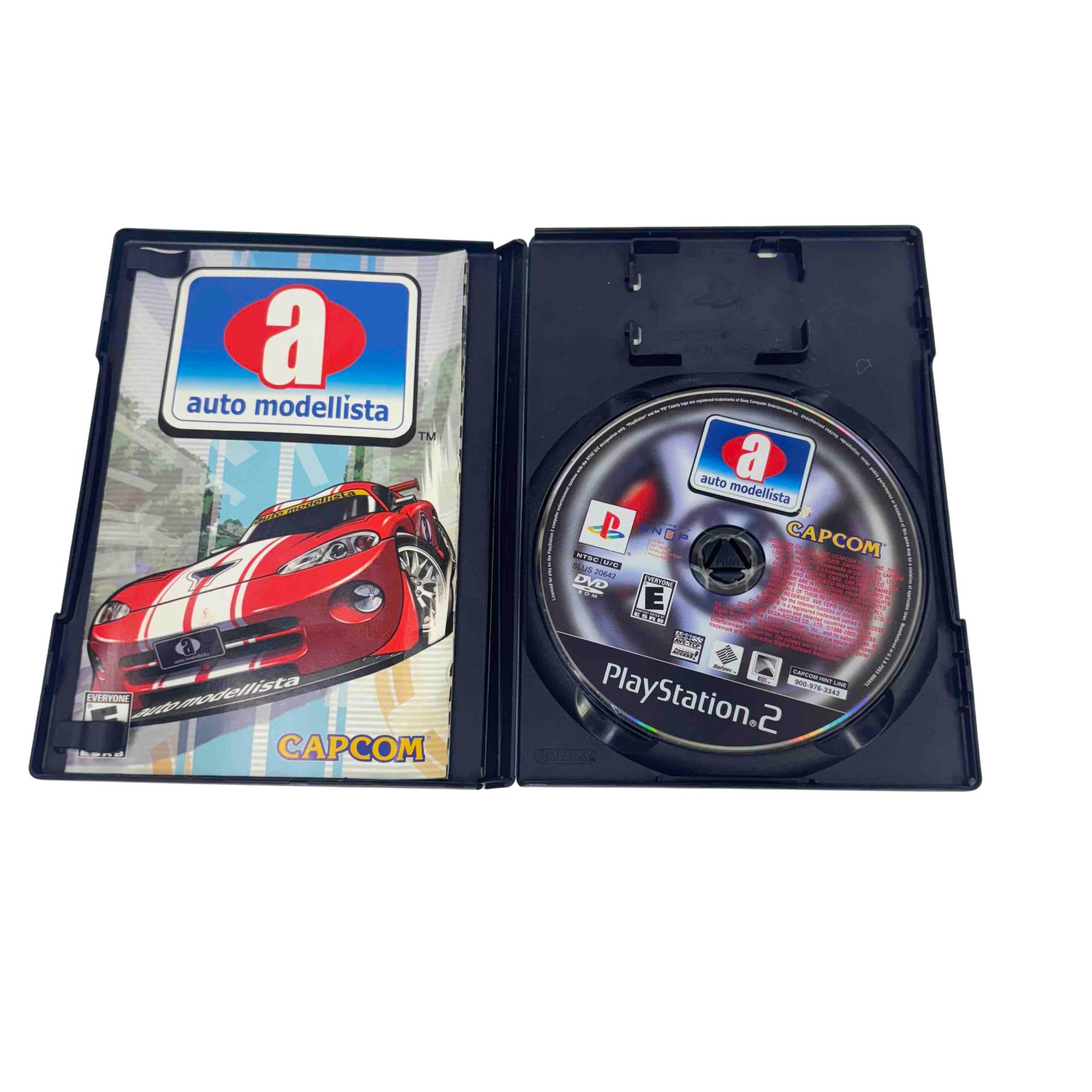 Capcom Auto Modellista PlayStation 2 Video Game SLUS 20642
